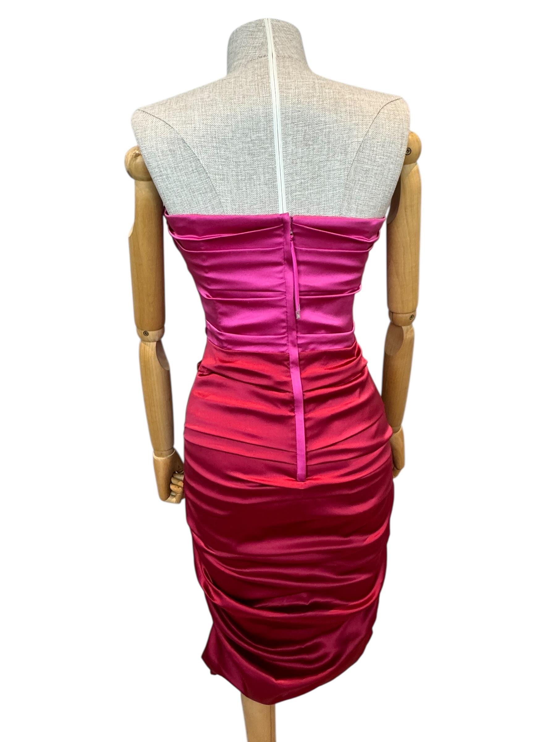 DOLCE GABBANA SILK DRESS