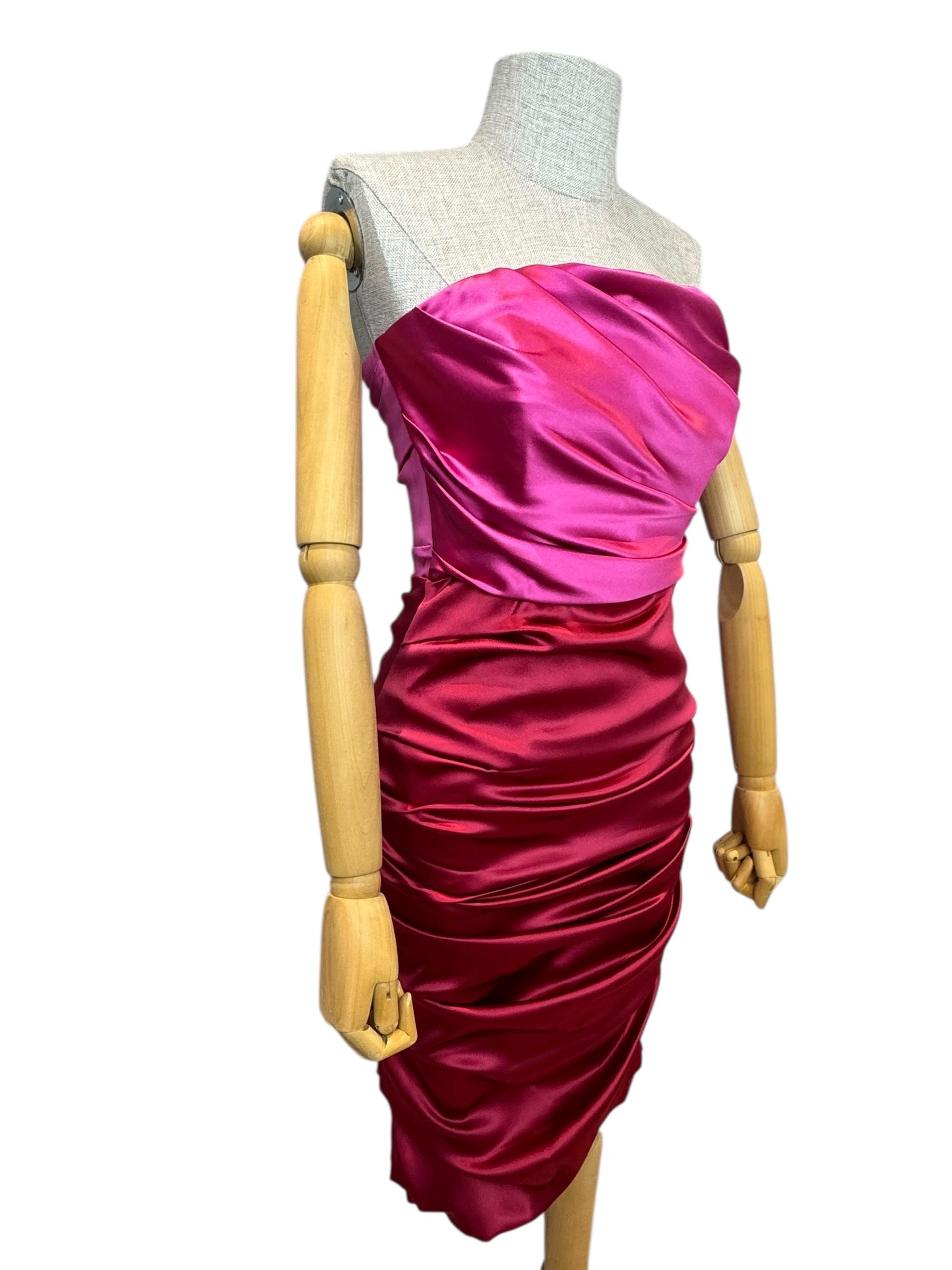 DOLCE GABBANA SILK DRESS