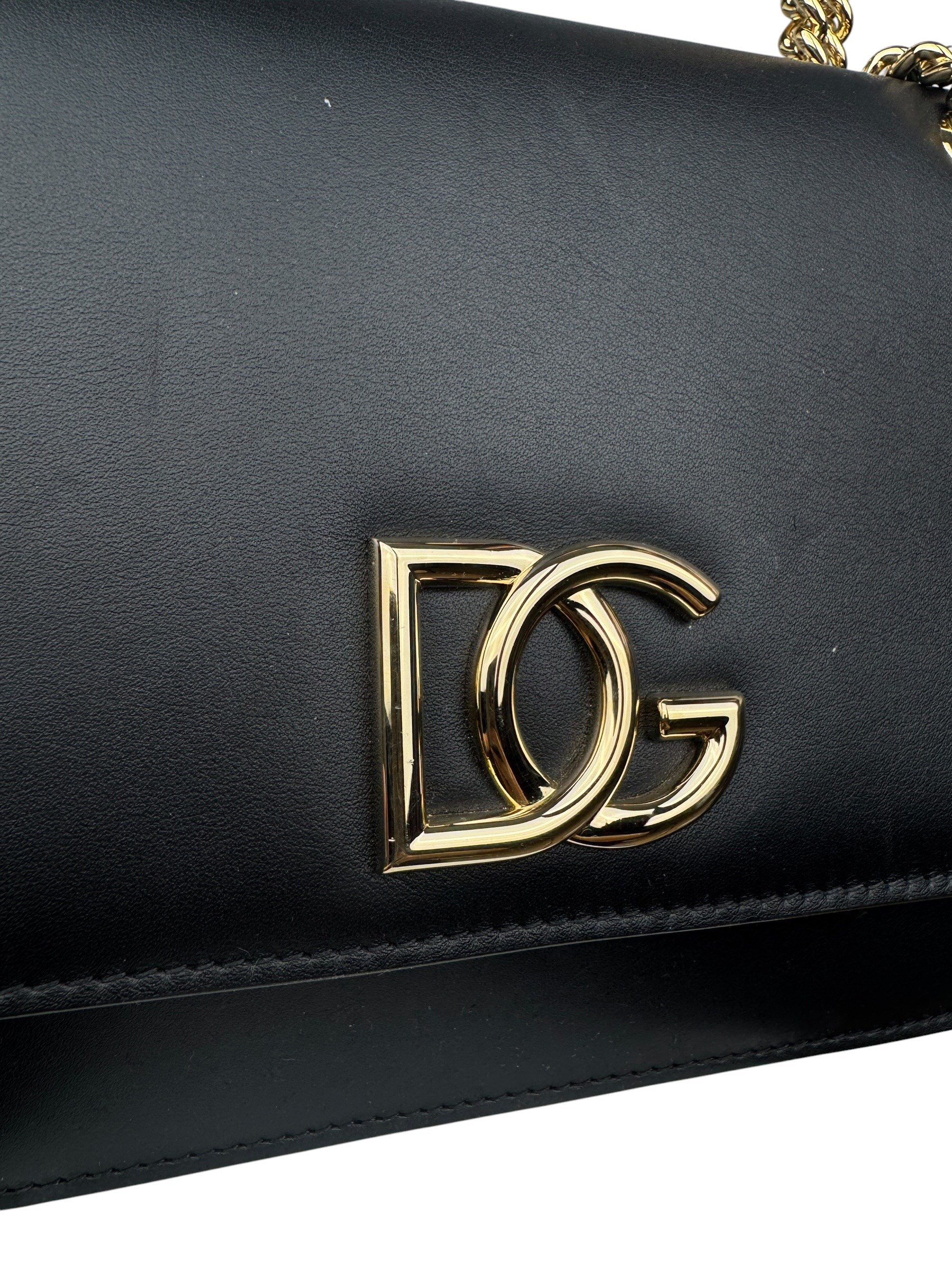 DOLCE GABBANA SILVER CHAIN  BAG