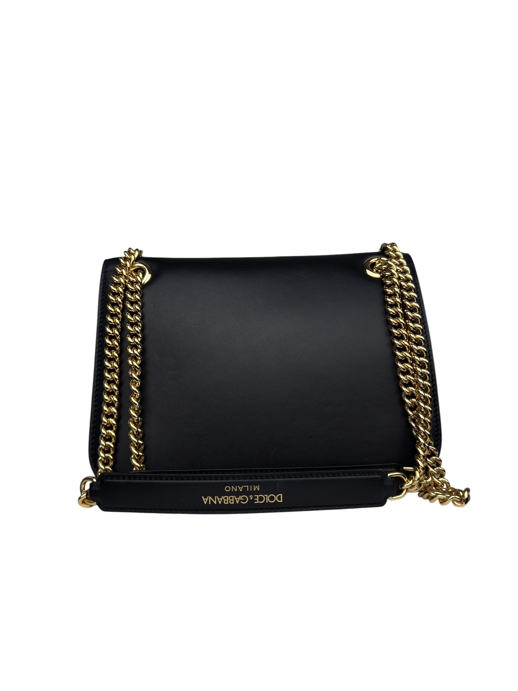 DOLCE GABBANA SILVER CHAIN  BAG