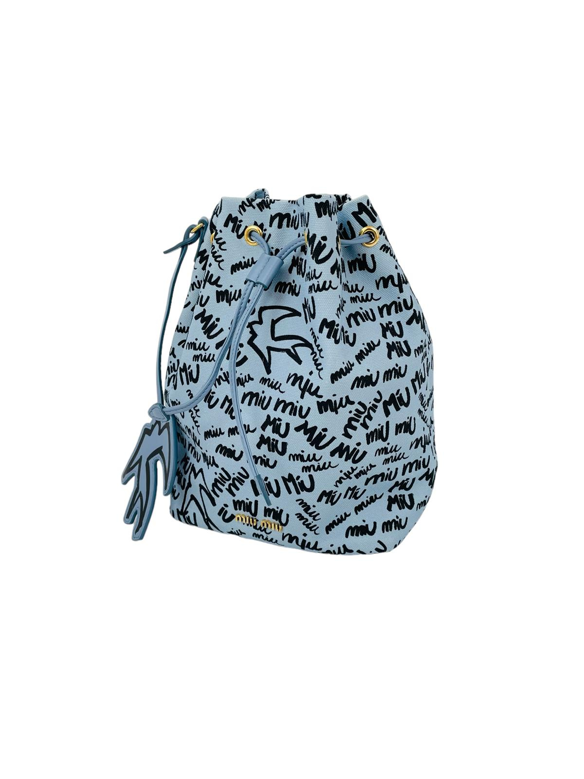 DRAWSTRING BUCKET HANDBAG