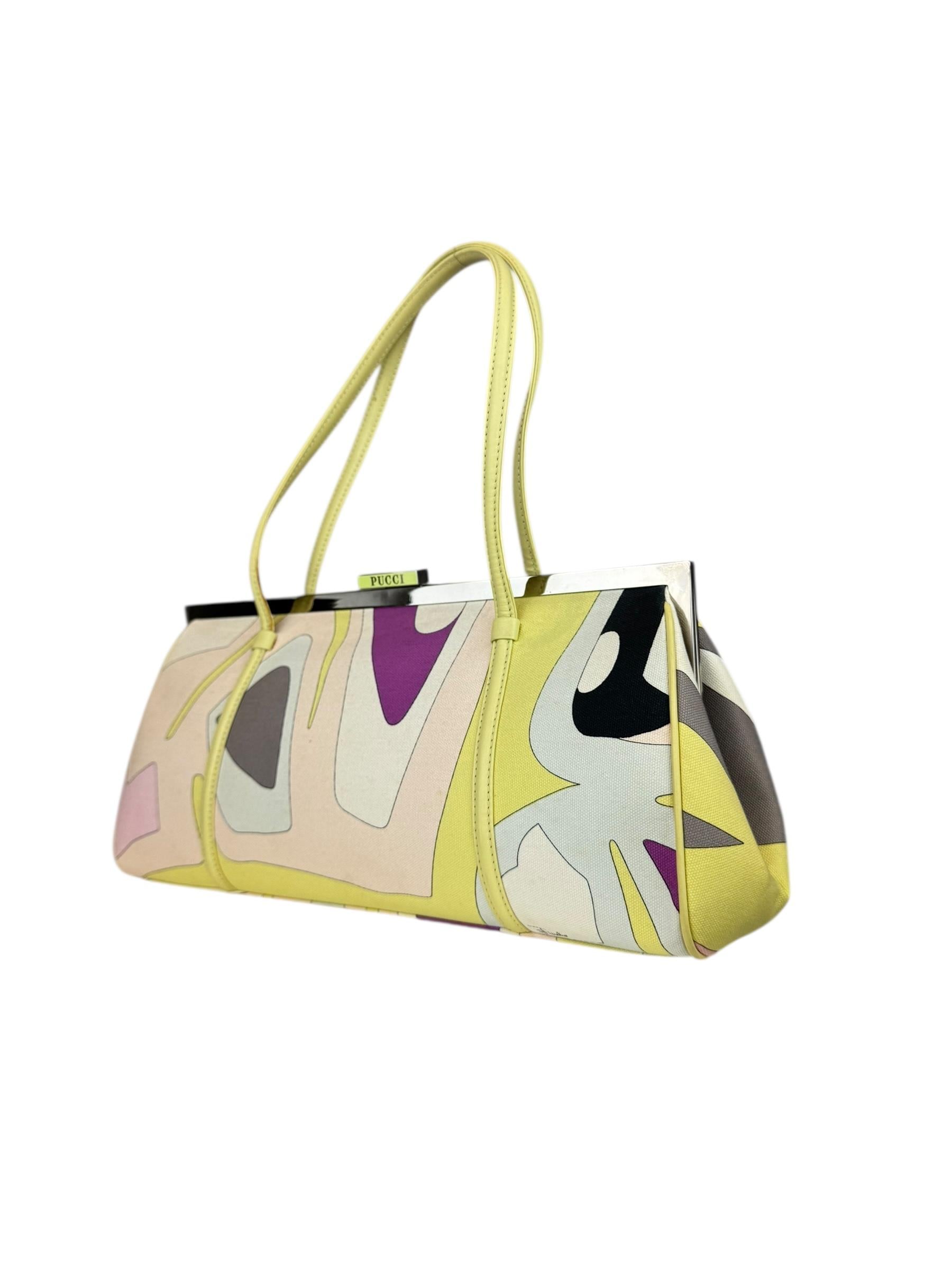 EMILIO PUCCI CANVAS TOTE BAG