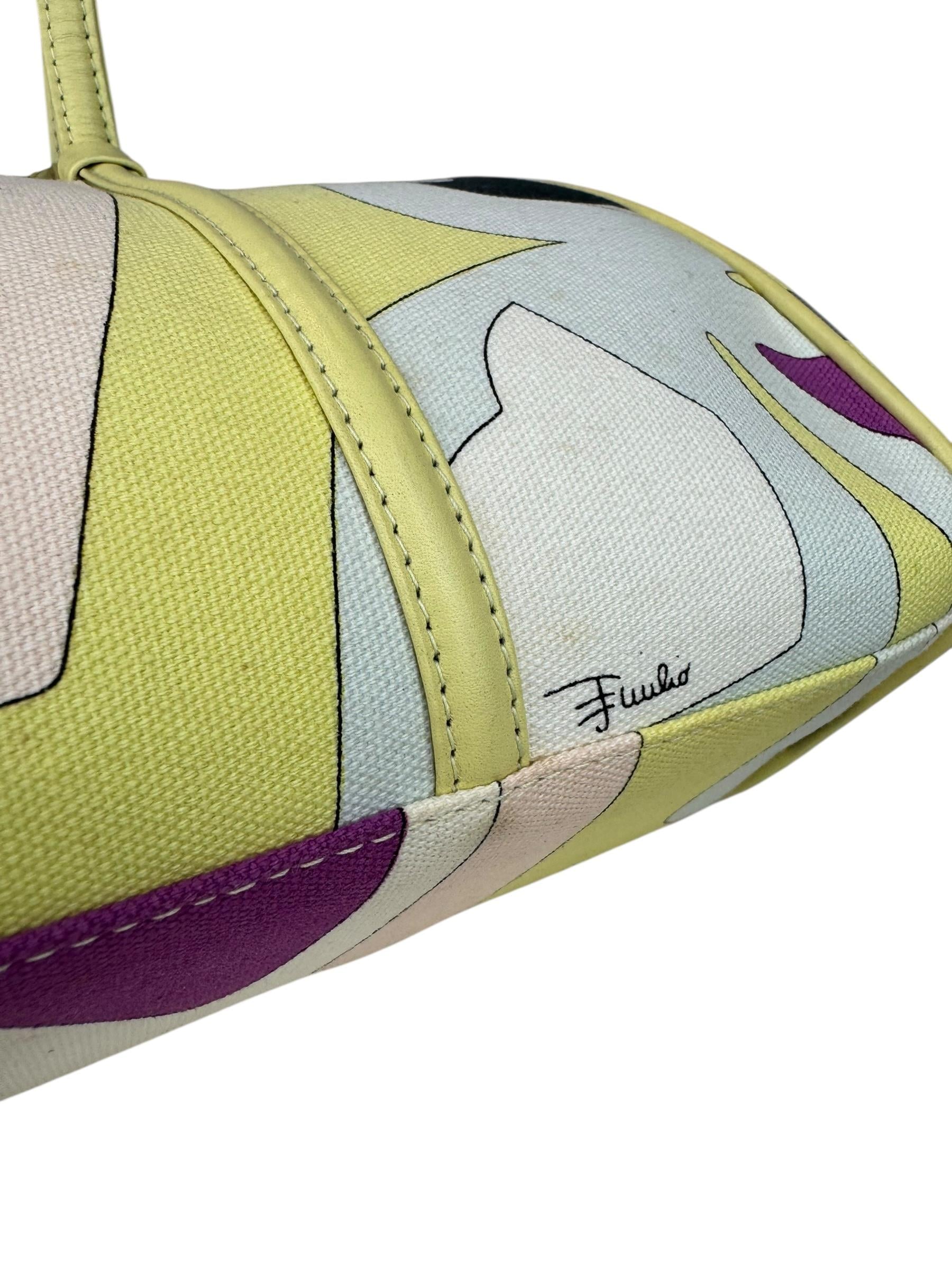 EMILIO PUCCI CANVAS TOTE BAG