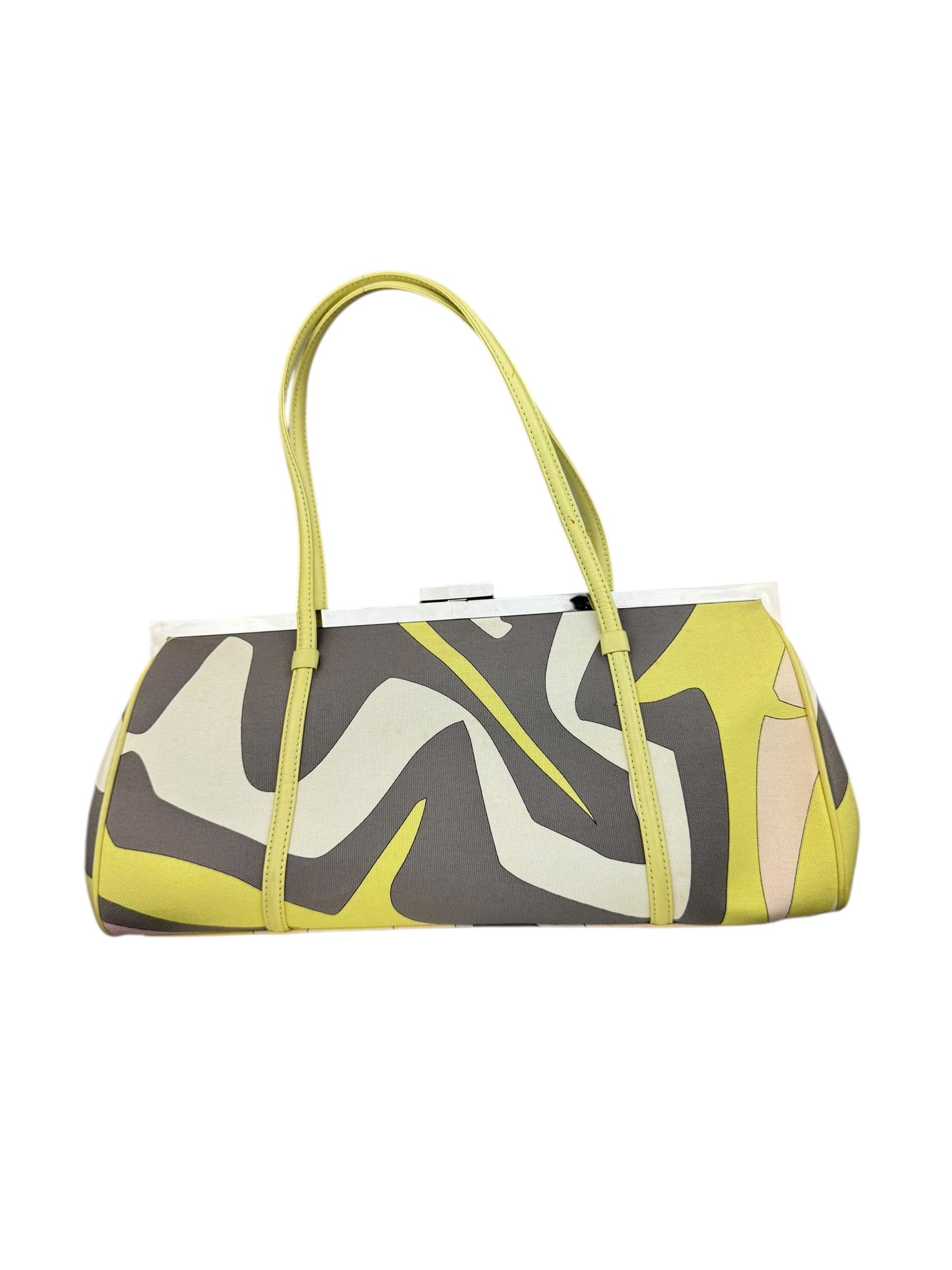 EMILIO PUCCI CANVAS TOTE BAG