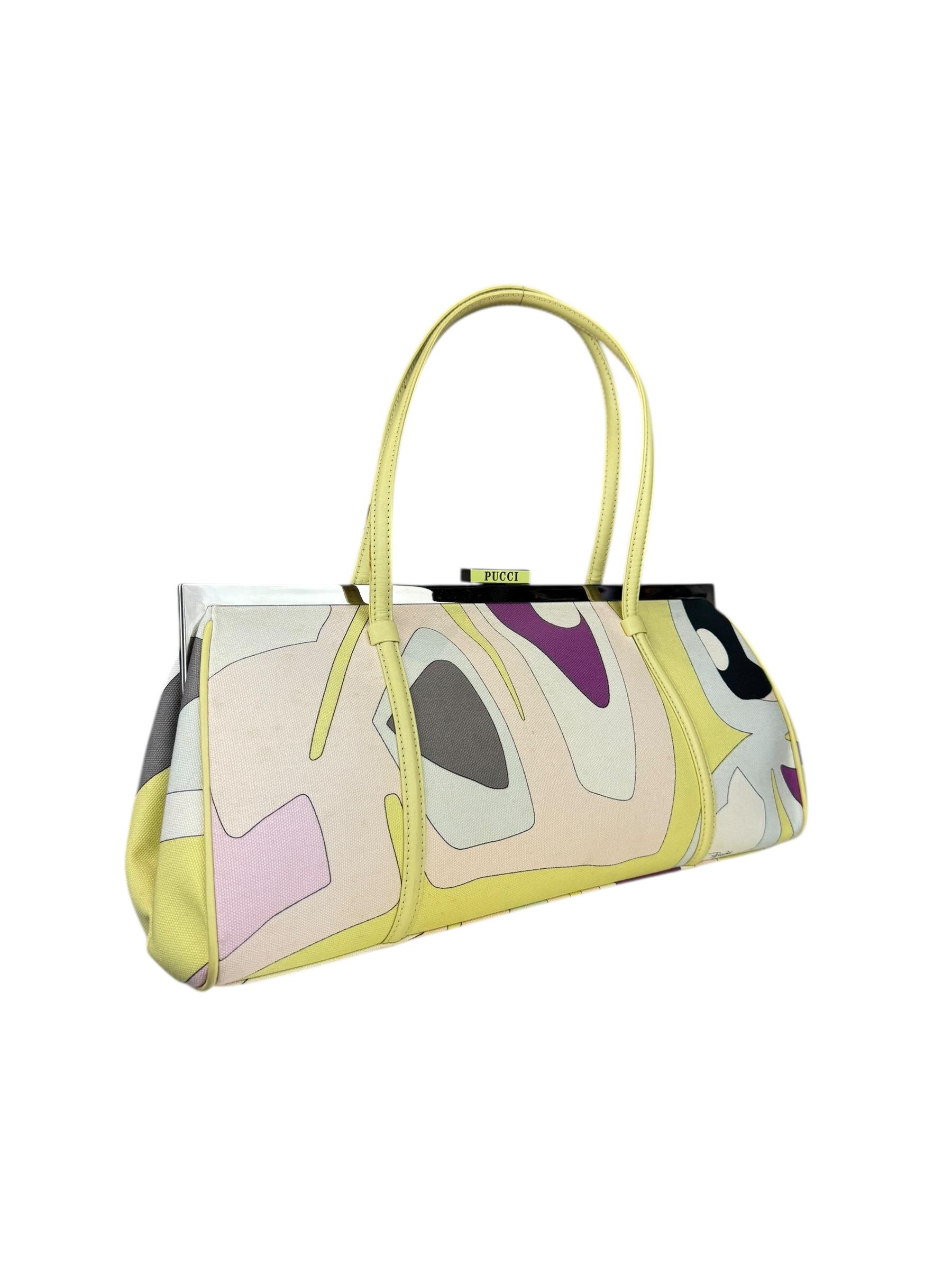 EMILIO PUCCI CANVAS TOTE BAG