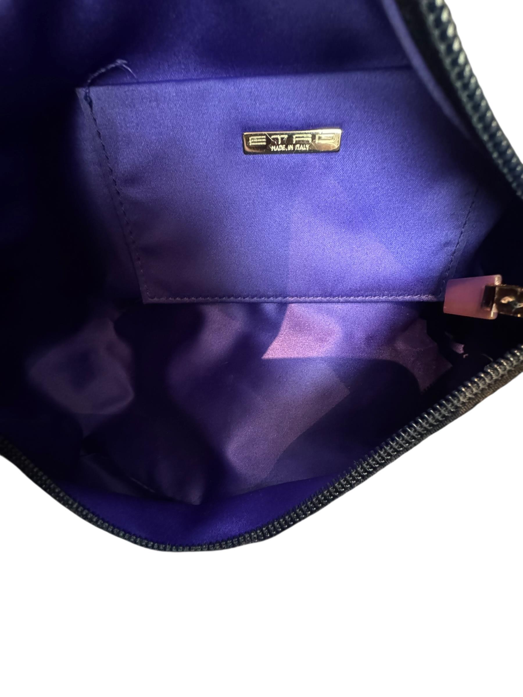 ETRO CARPET WOOL SHOULDER BAG