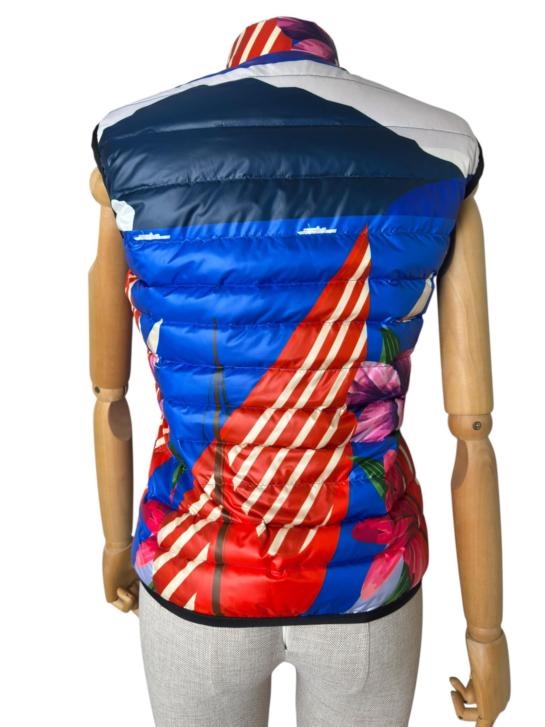 ETRO MULTICOLOR PUFFER GILET
