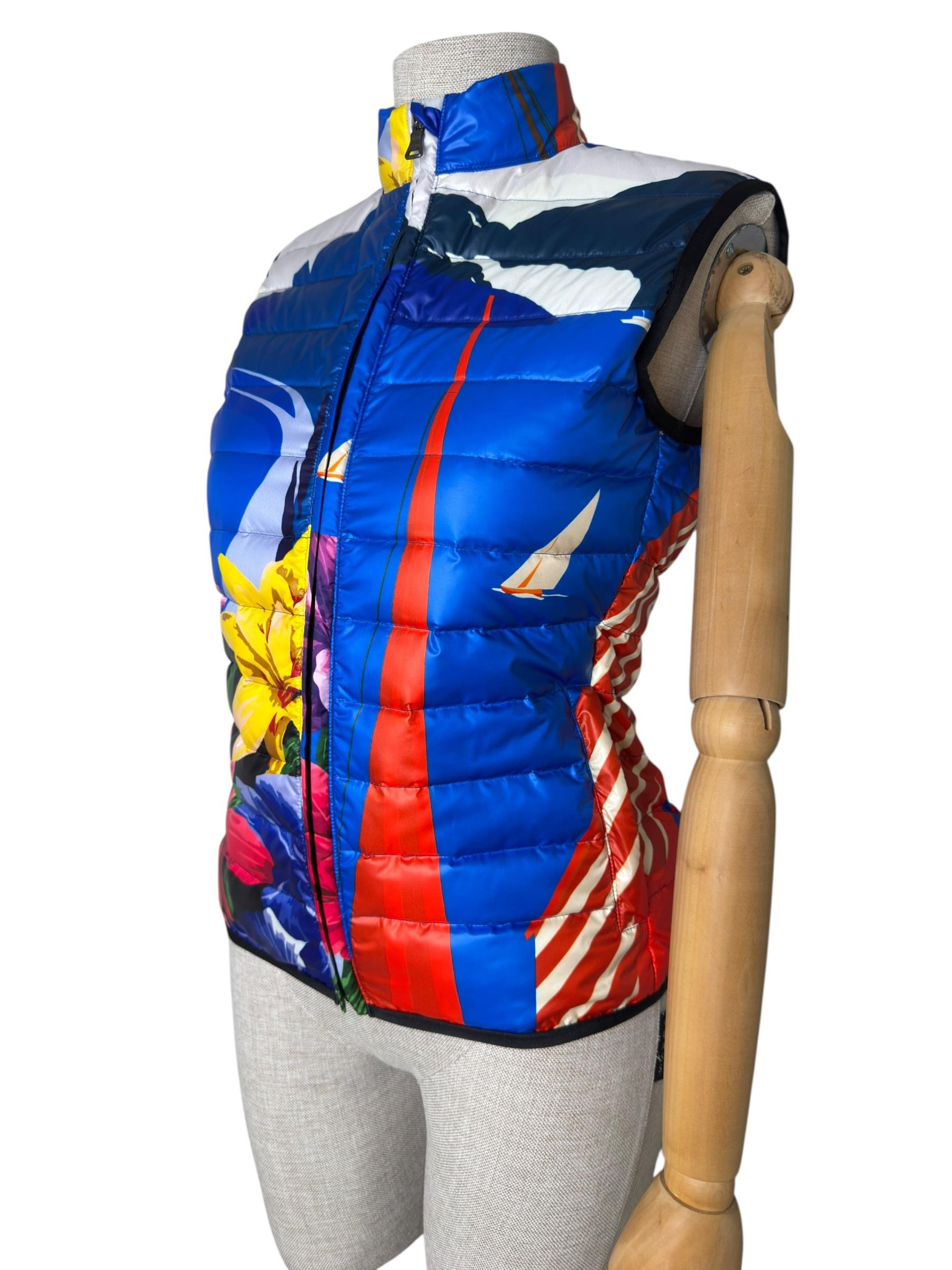 ETRO MULTICOLOR PUFFER GILET
