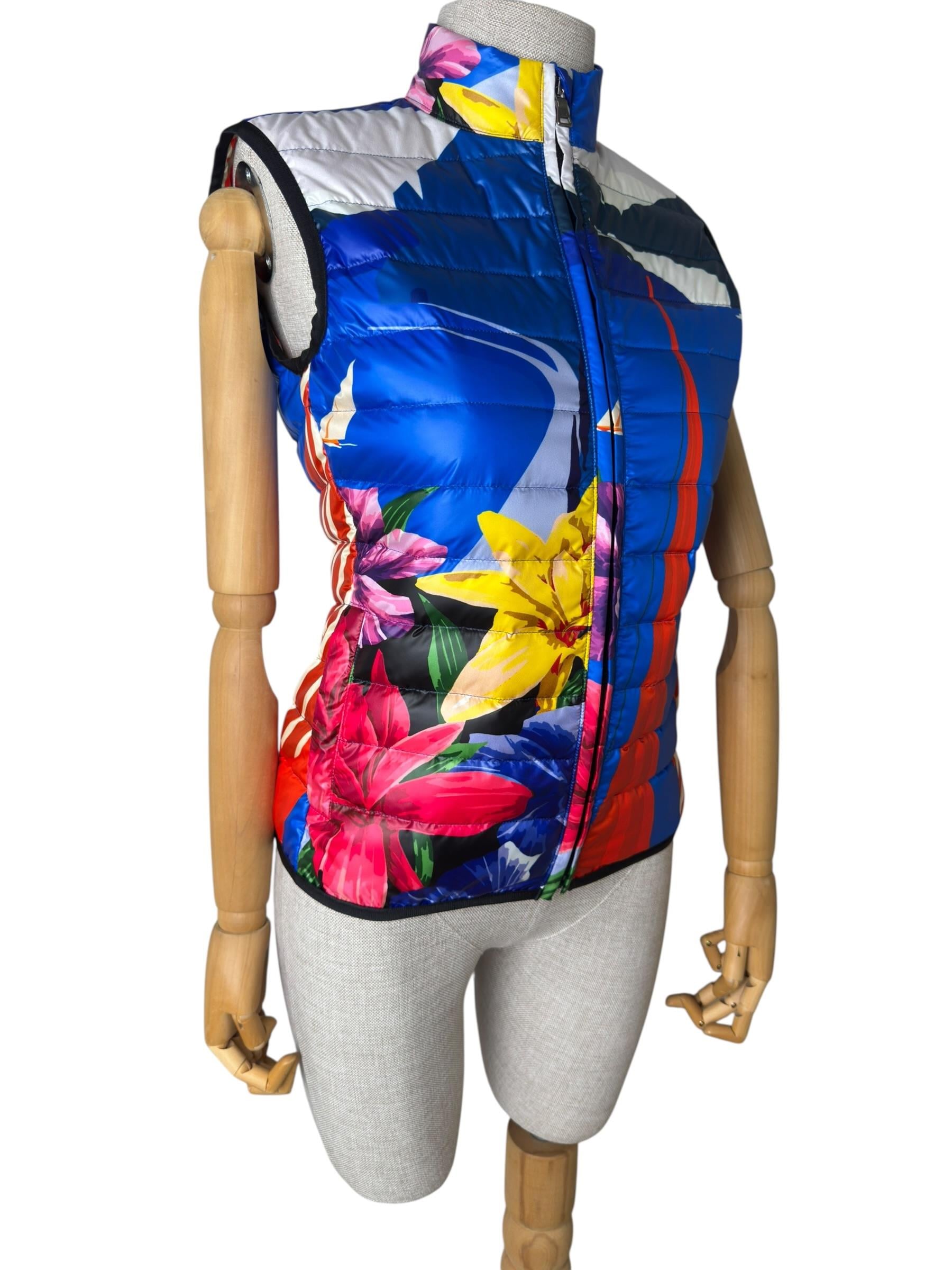 ETRO MULTICOLOR PUFFER GILET