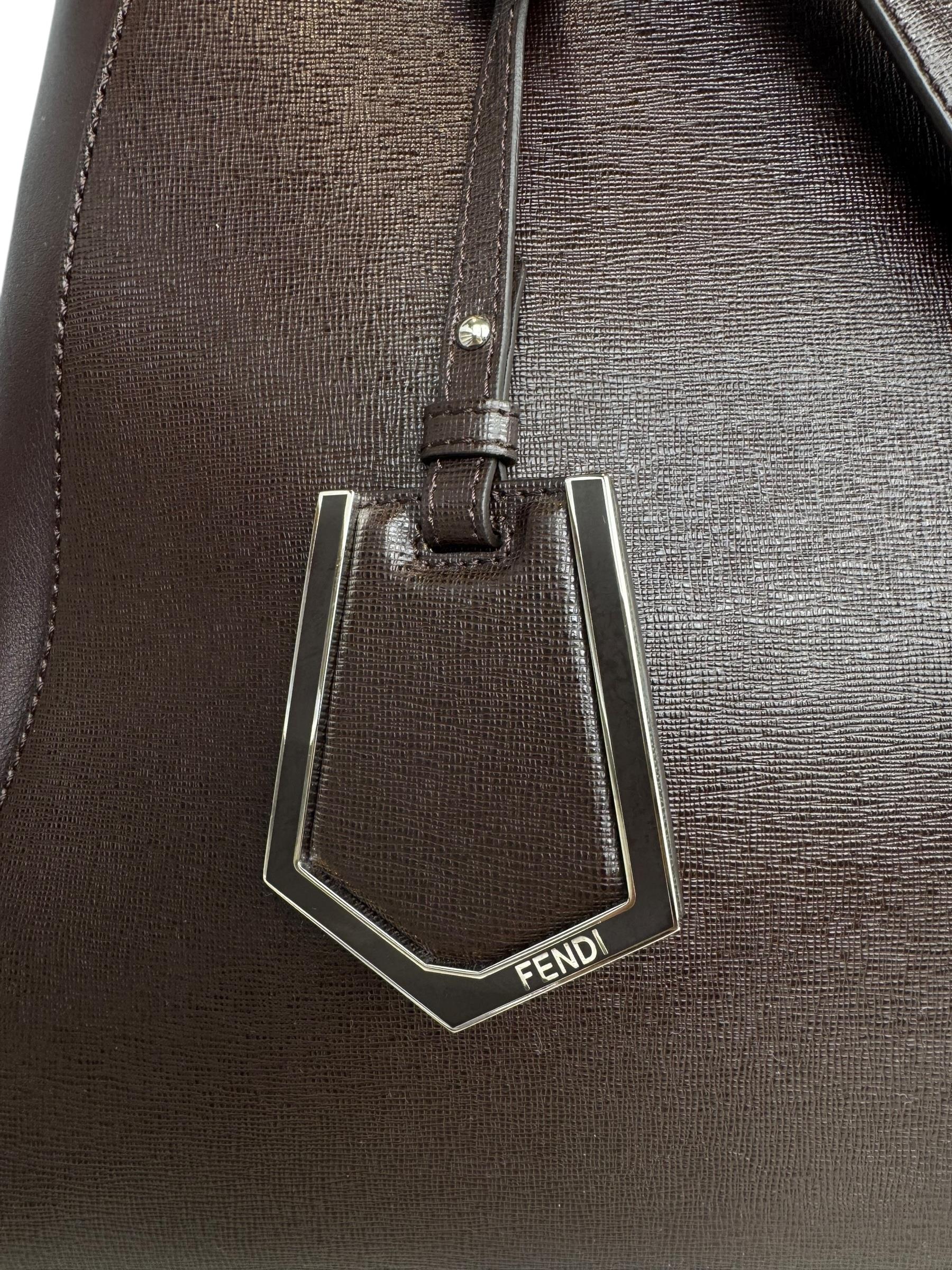 FENDI BROWN 2JOURS HANDBAG