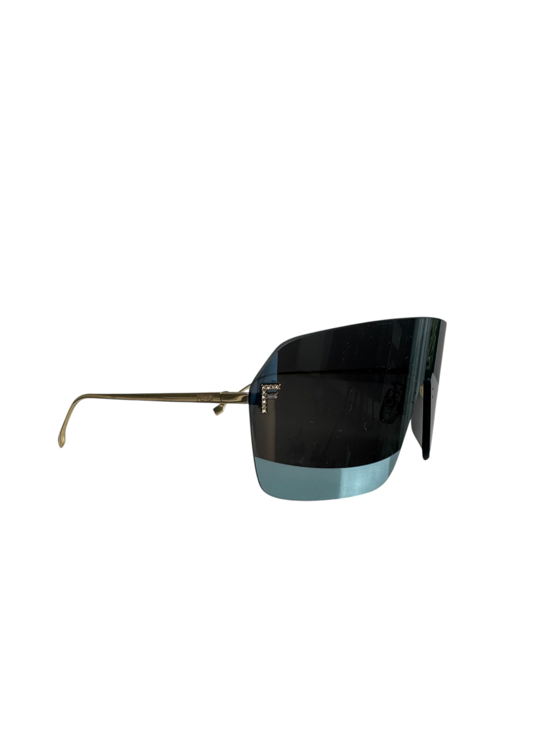 FENDI FIRST CRYSTAL MASK SUNGLASSES