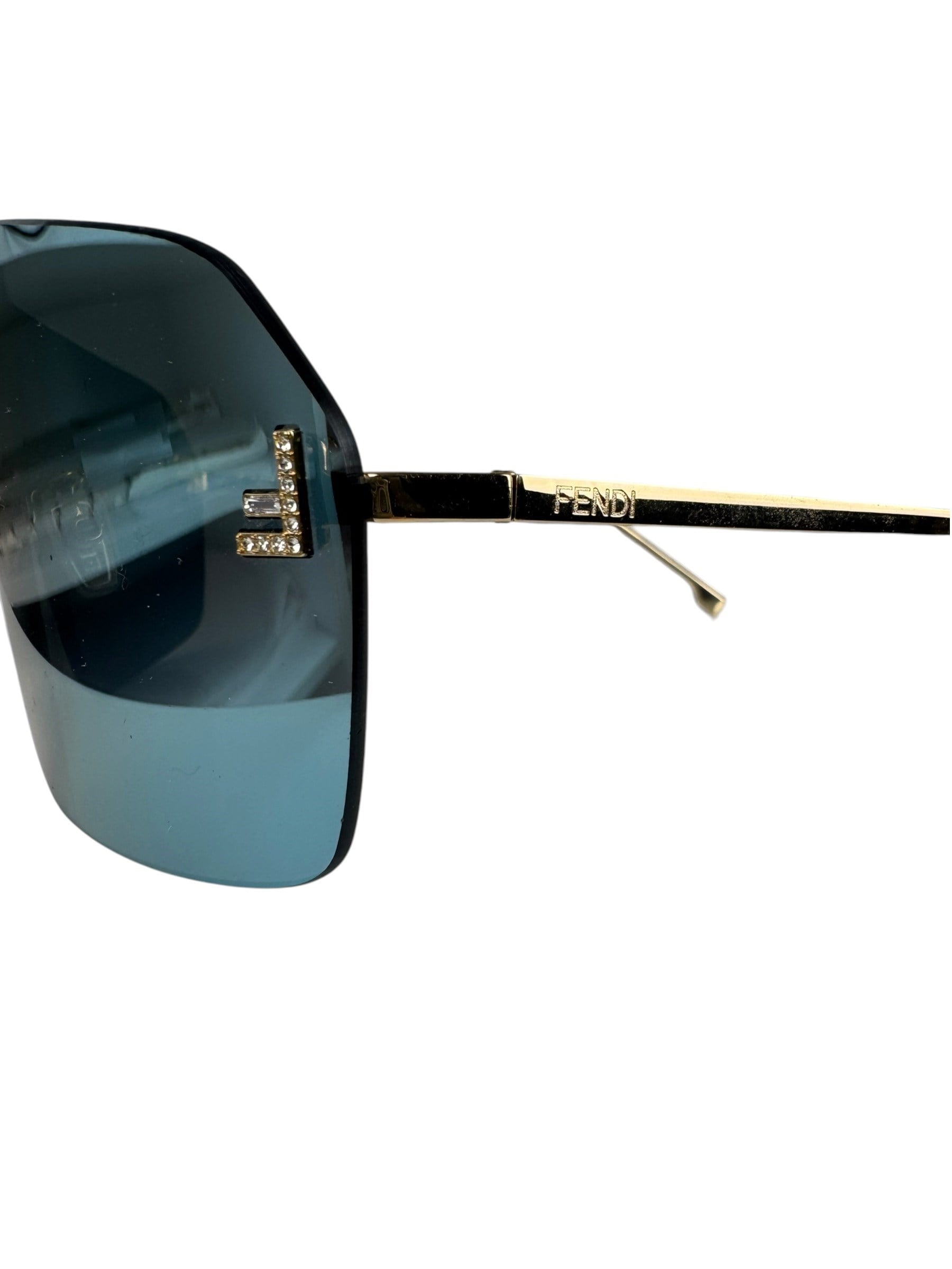 FENDI FIRST CRYSTAL MASK SUNGLASSES