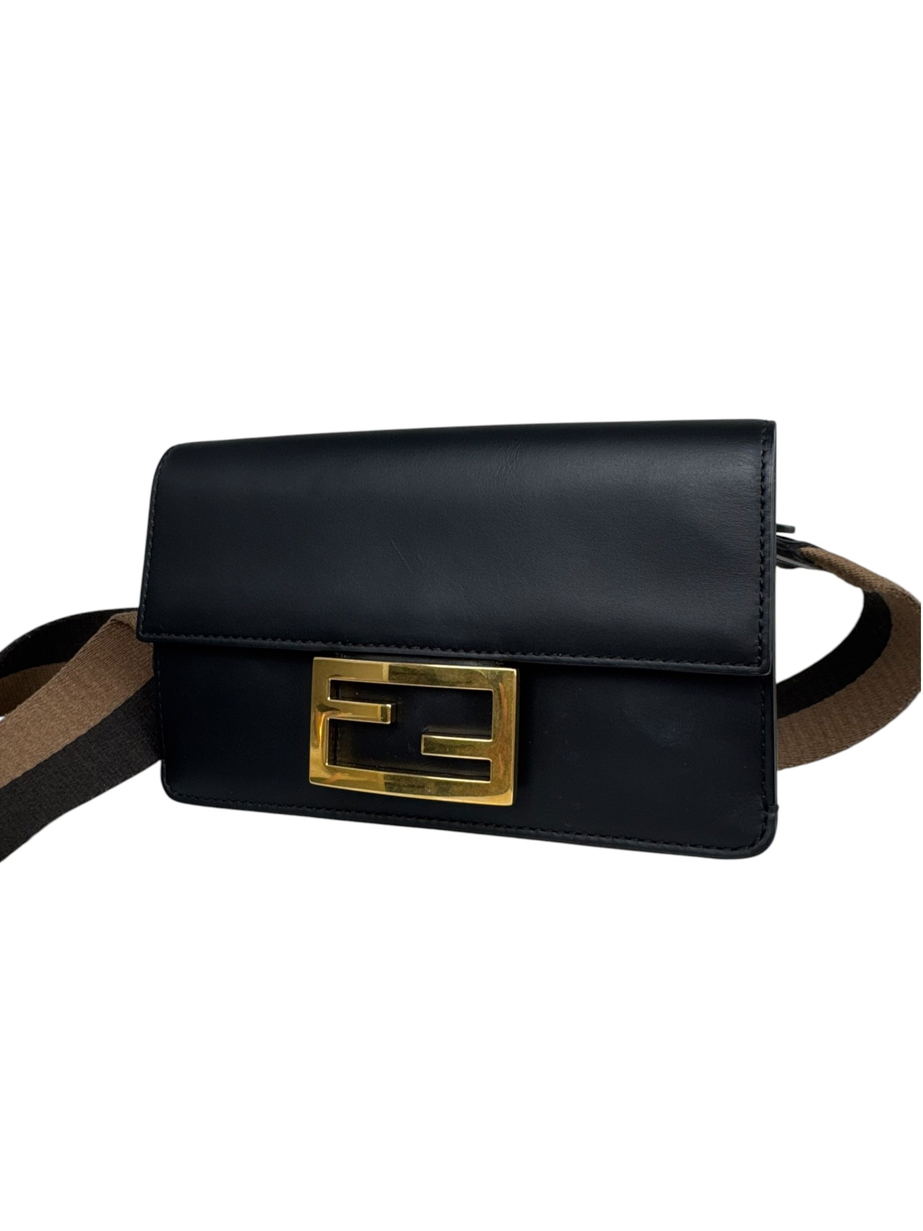 FENDI MINI BAGUETTE CROSSBODY BAG
