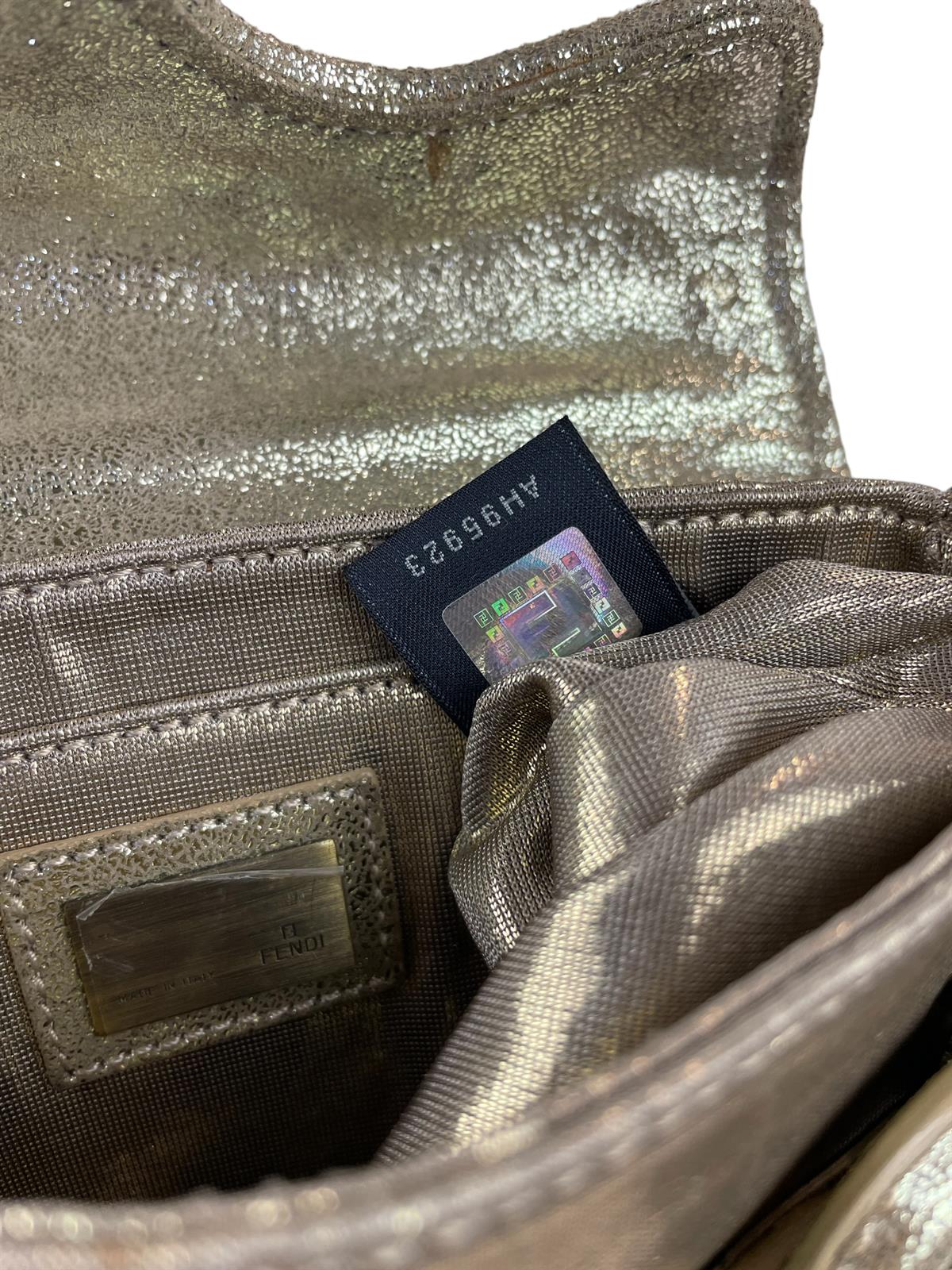 FENDI MINI GLITTER HANDBAG