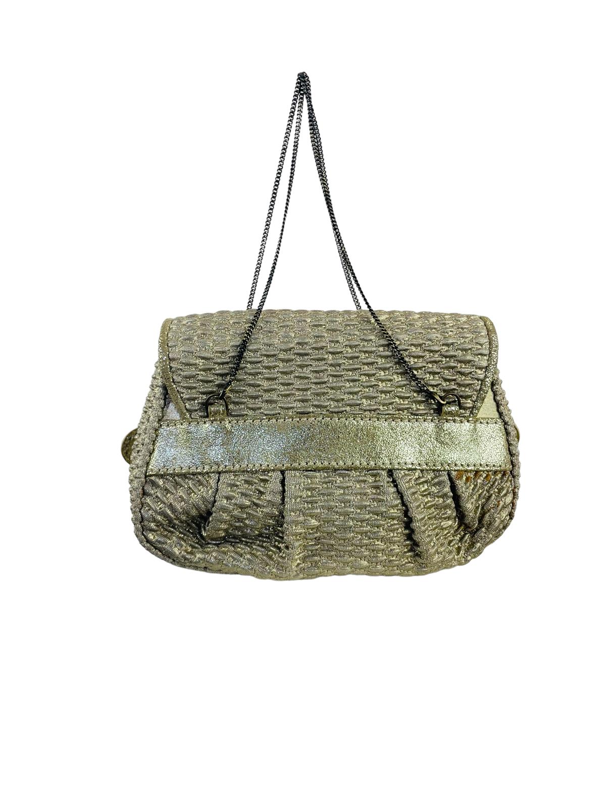 FENDI MINI GLITTER HANDBAG