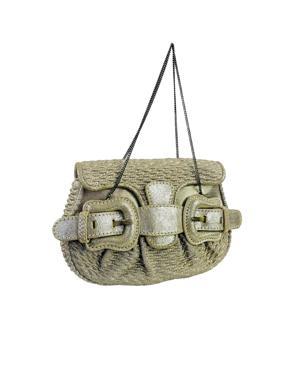 FENDI MINI GLITTER HANDBAG