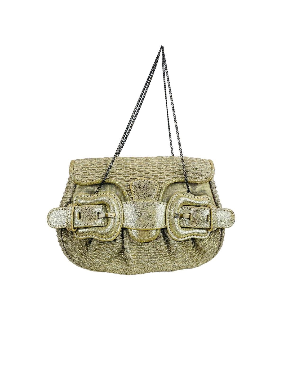 FENDI MINI GLITTER HANDBAG