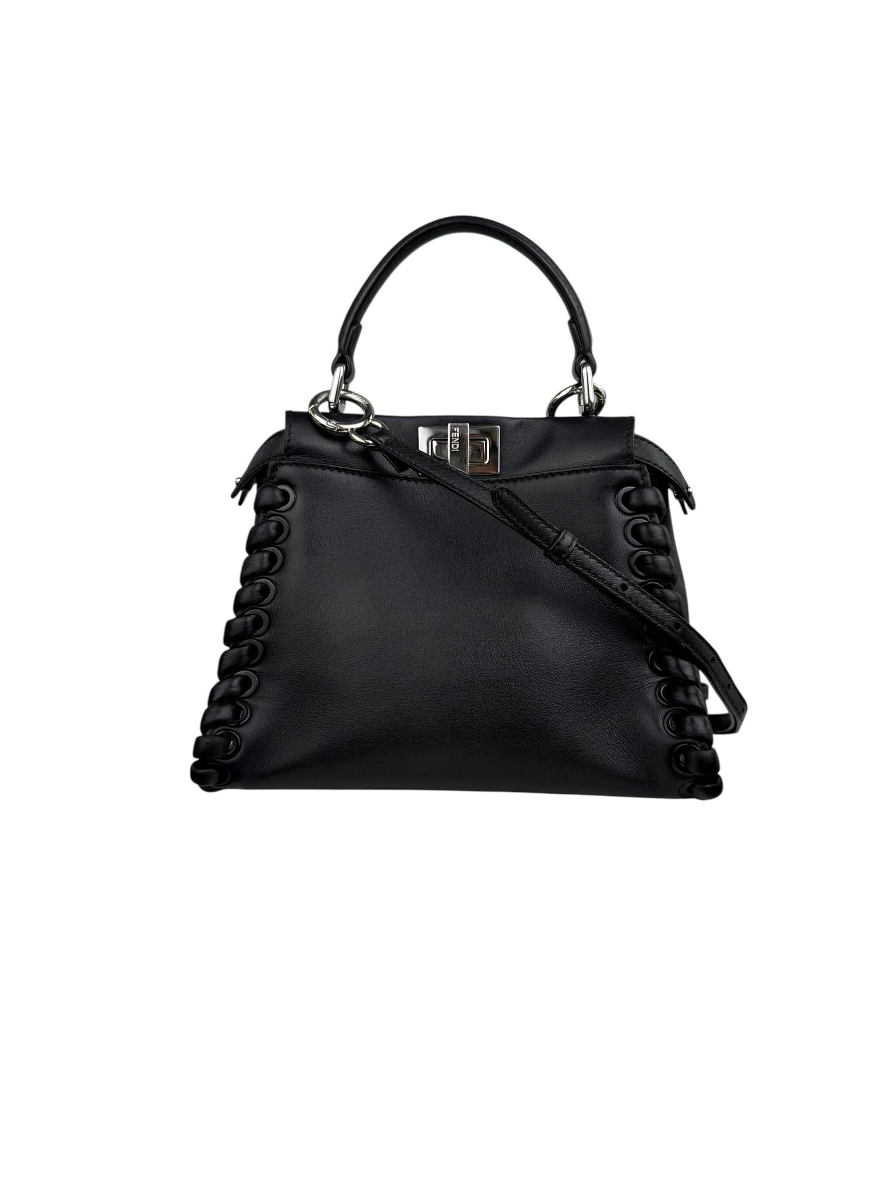 FENDI MINI PEEKABOO SHOULDER BAG