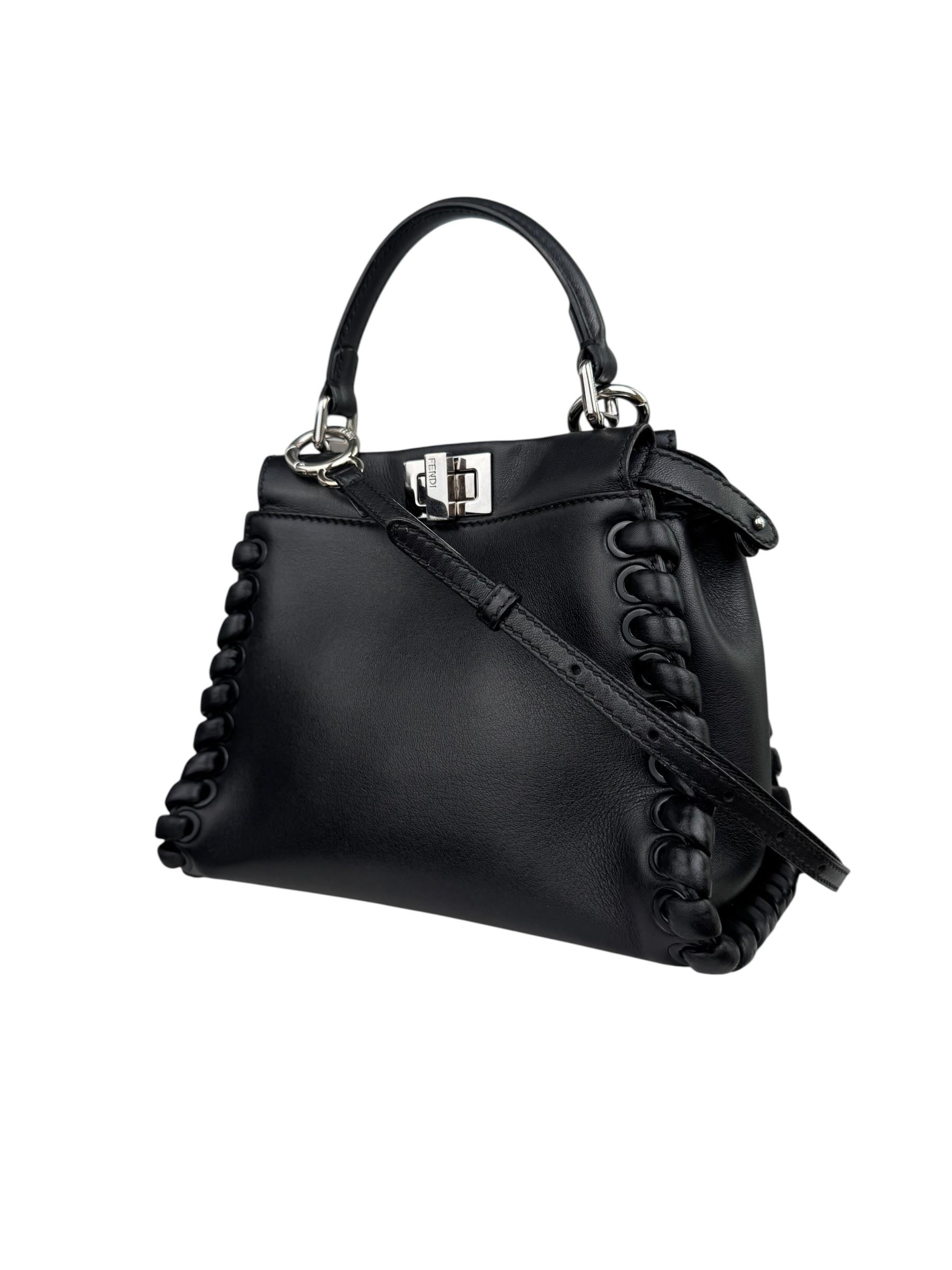 FENDI MINI PEEKABOO SHOULDER BAG