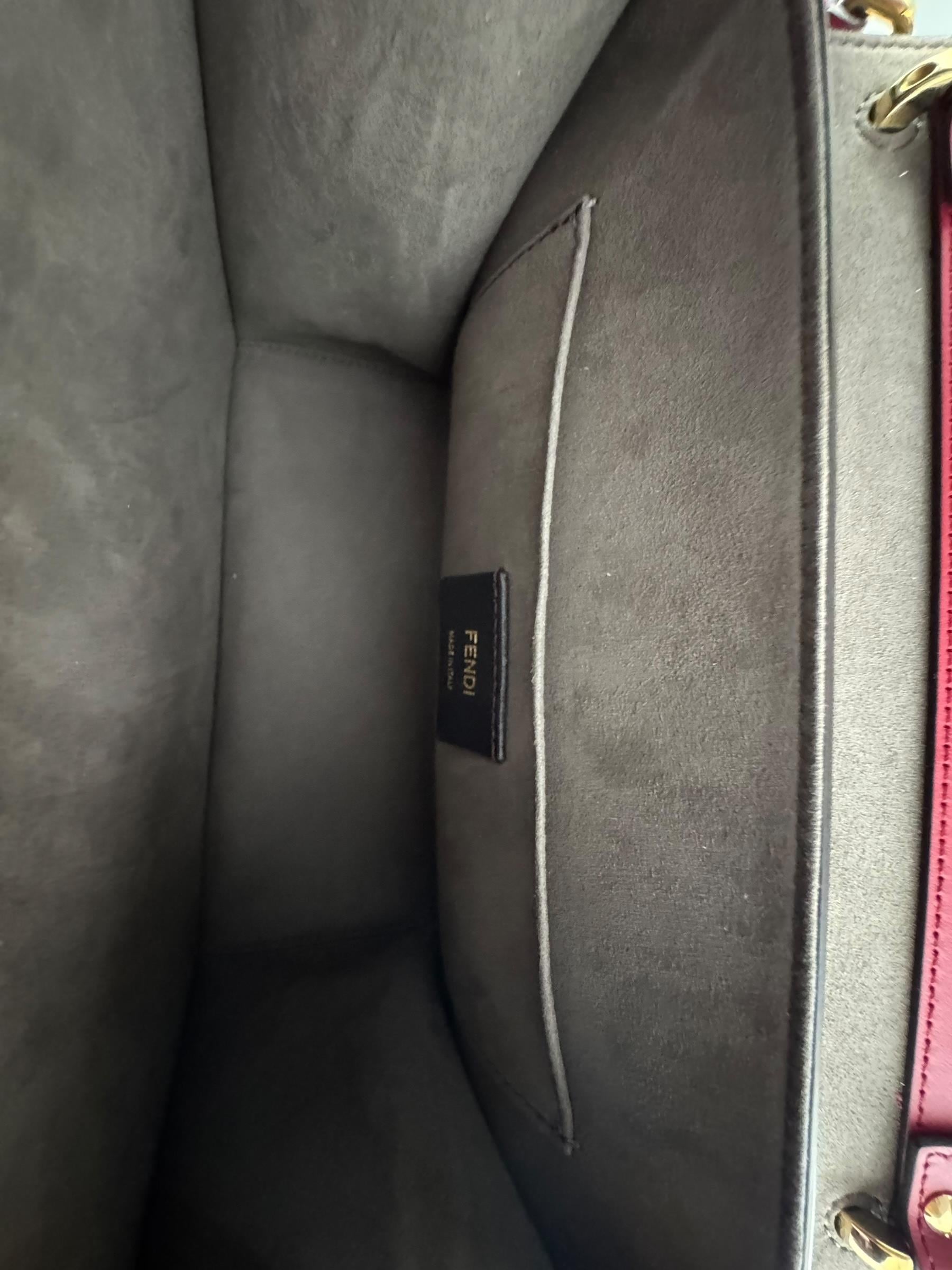 FENDI MONOGRAM F LOGO KAN BAG