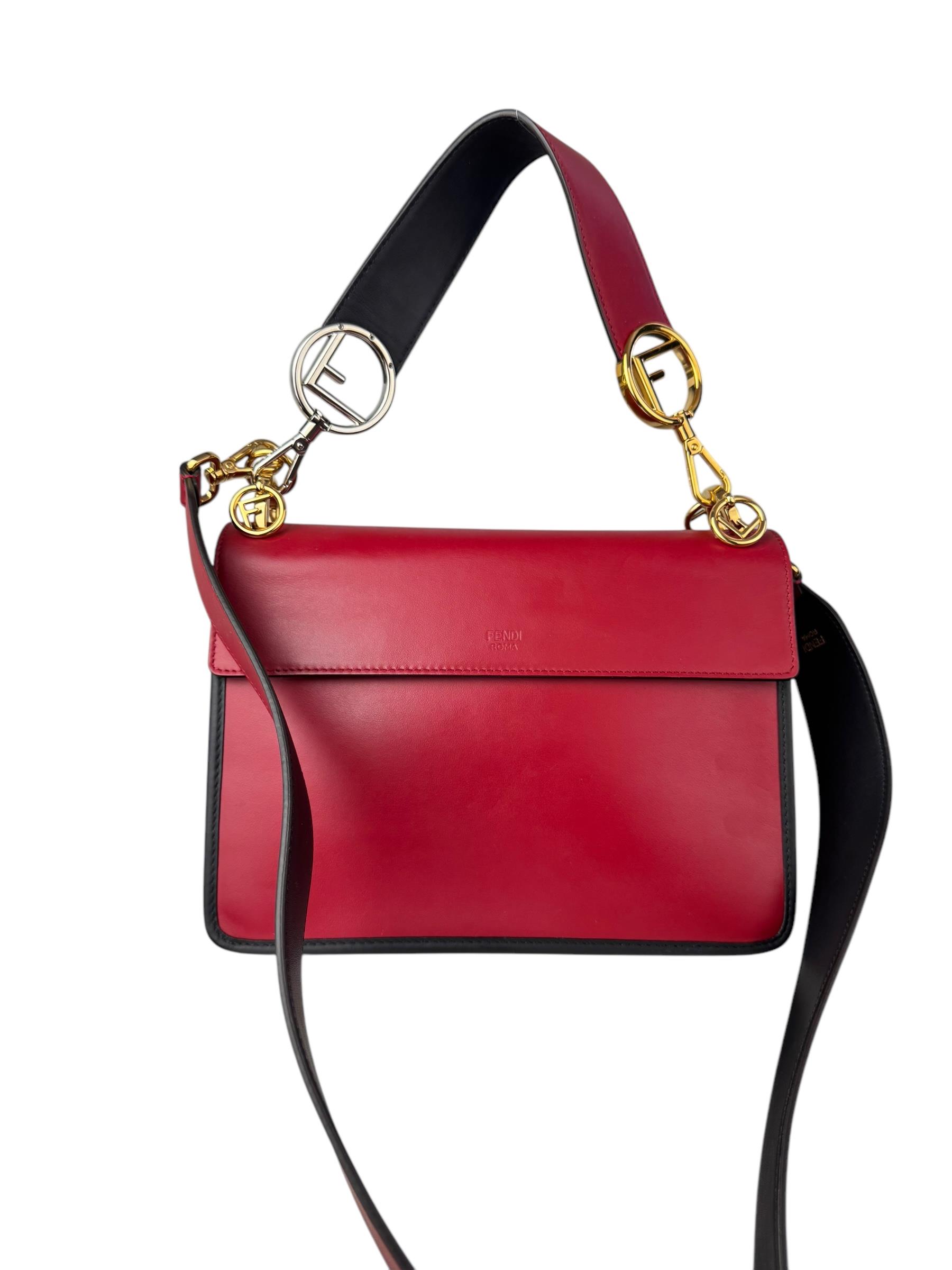 FENDI MONOGRAM F LOGO KAN BAG