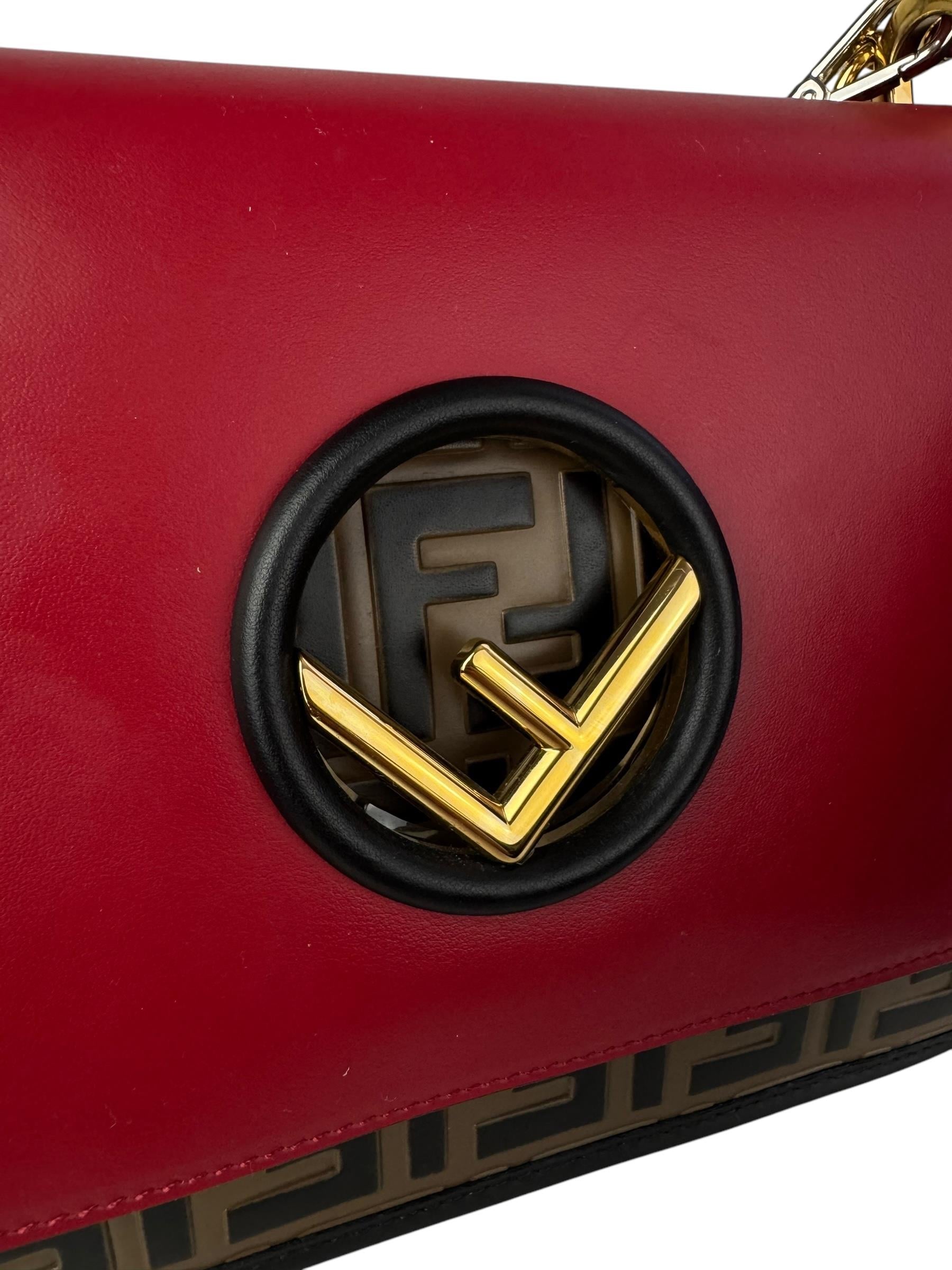 FENDI MONOGRAM F LOGO KAN BAG
