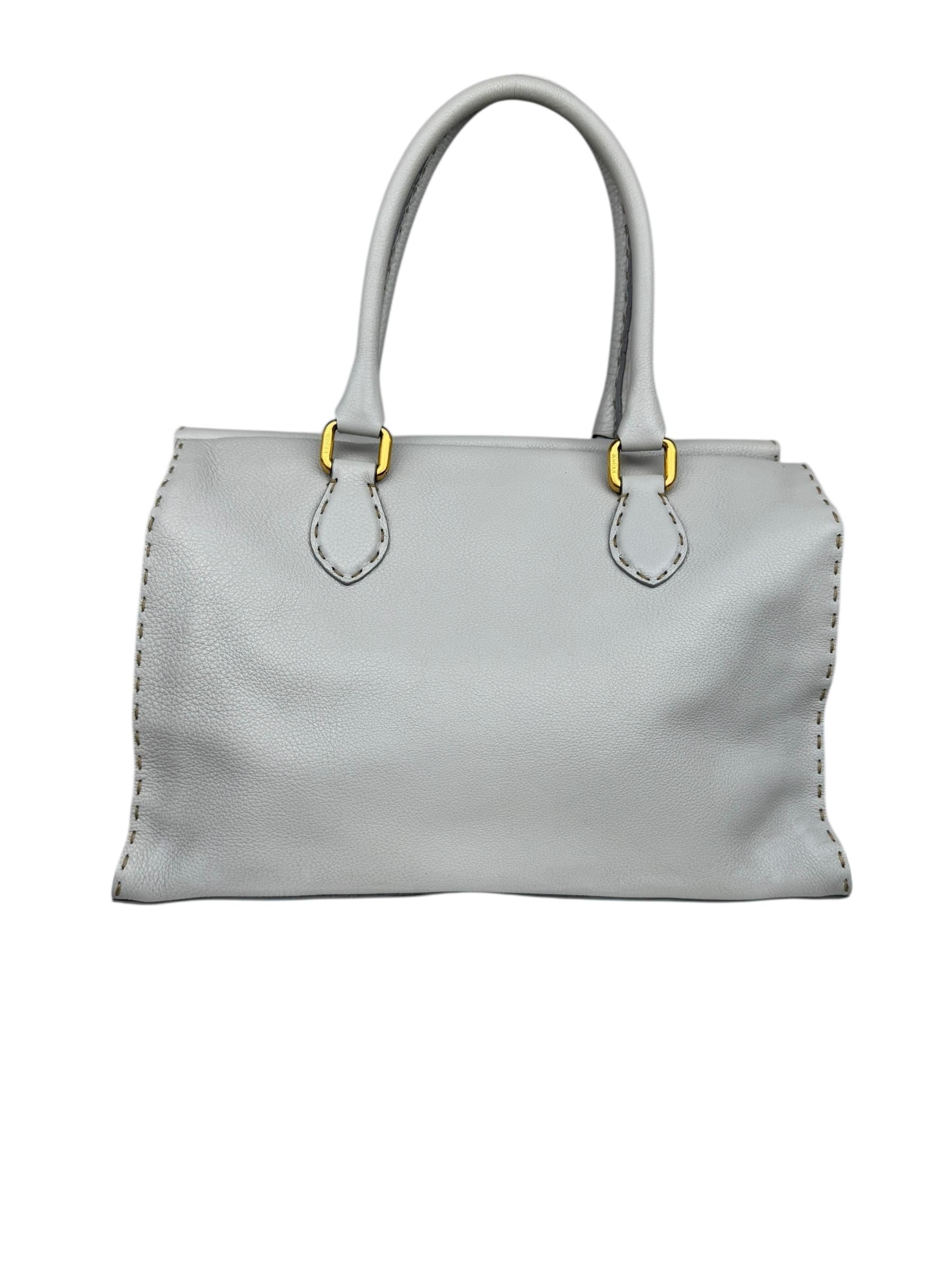 FENDI SELLERIA FIRENZA LEATHER BAG