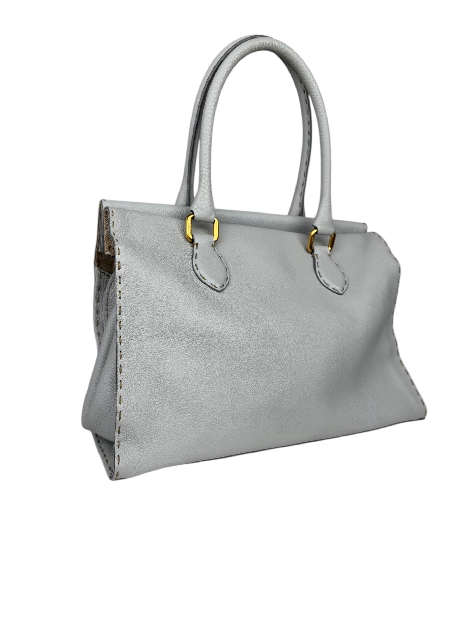 FENDI SELLERIA FIRENZA LEATHER BAG