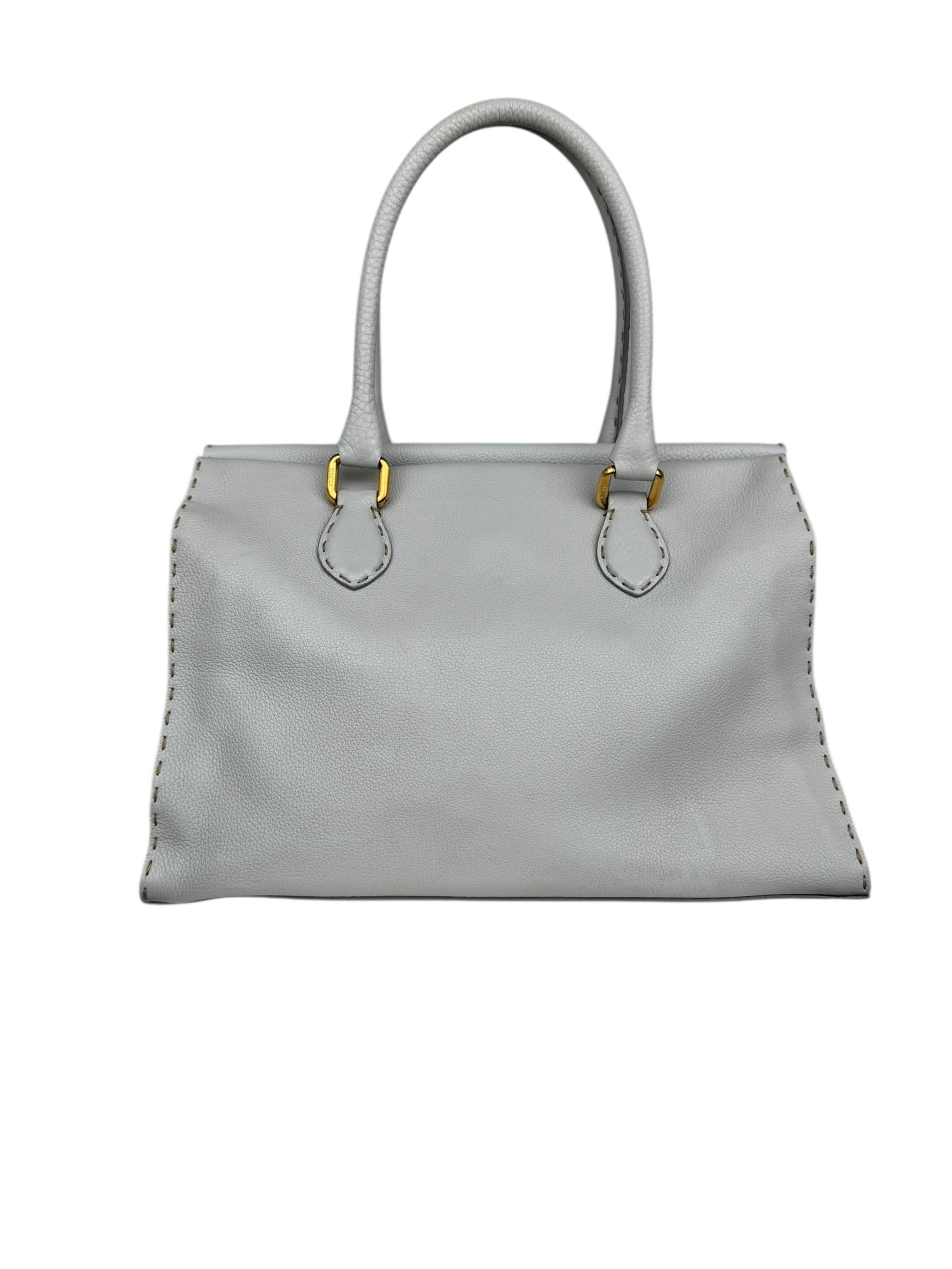FENDI SELLERIA FIRENZA LEATHER BAG