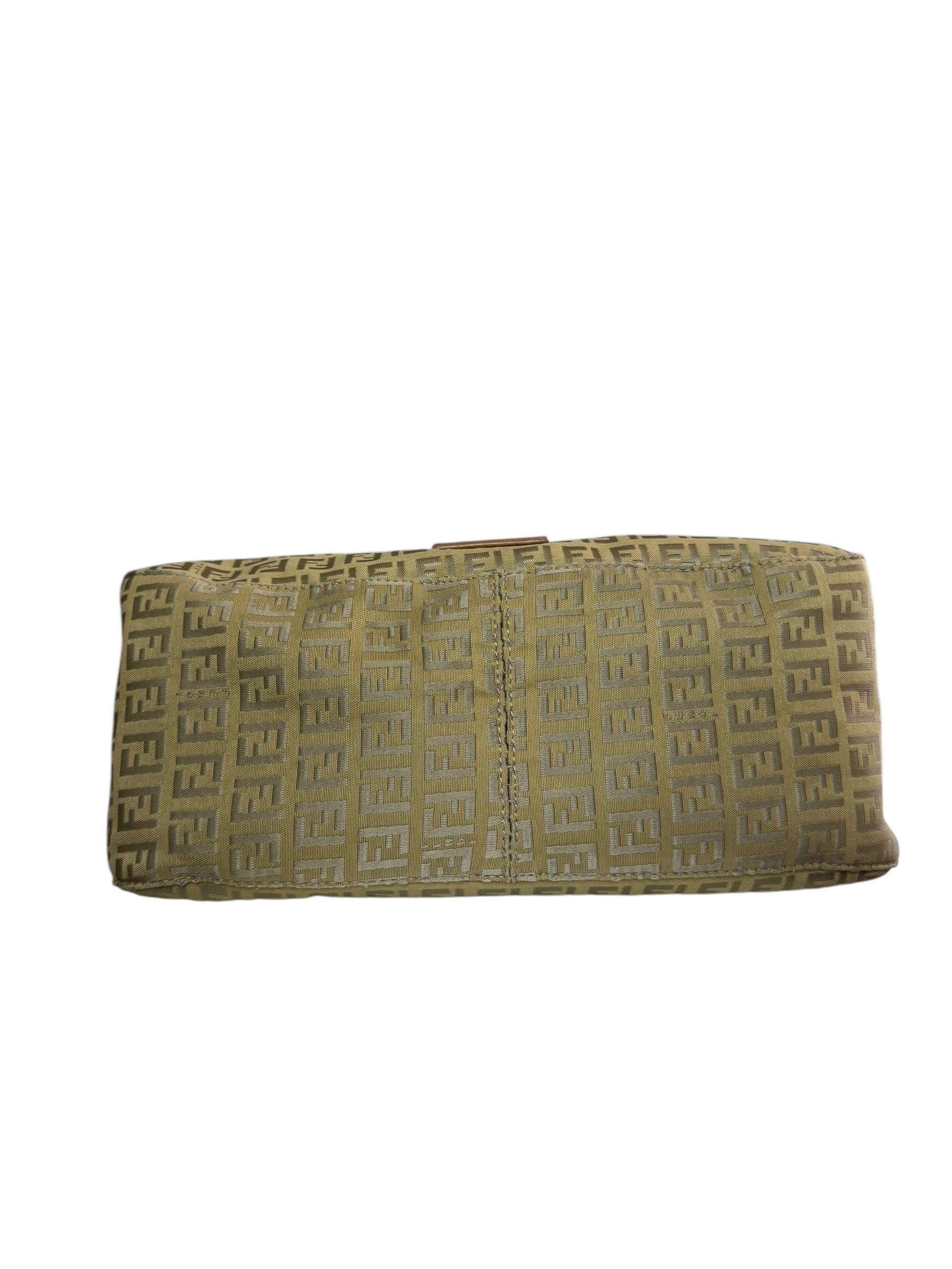 FENDI ZUCCA BEIGE MAMA BAGUETTE