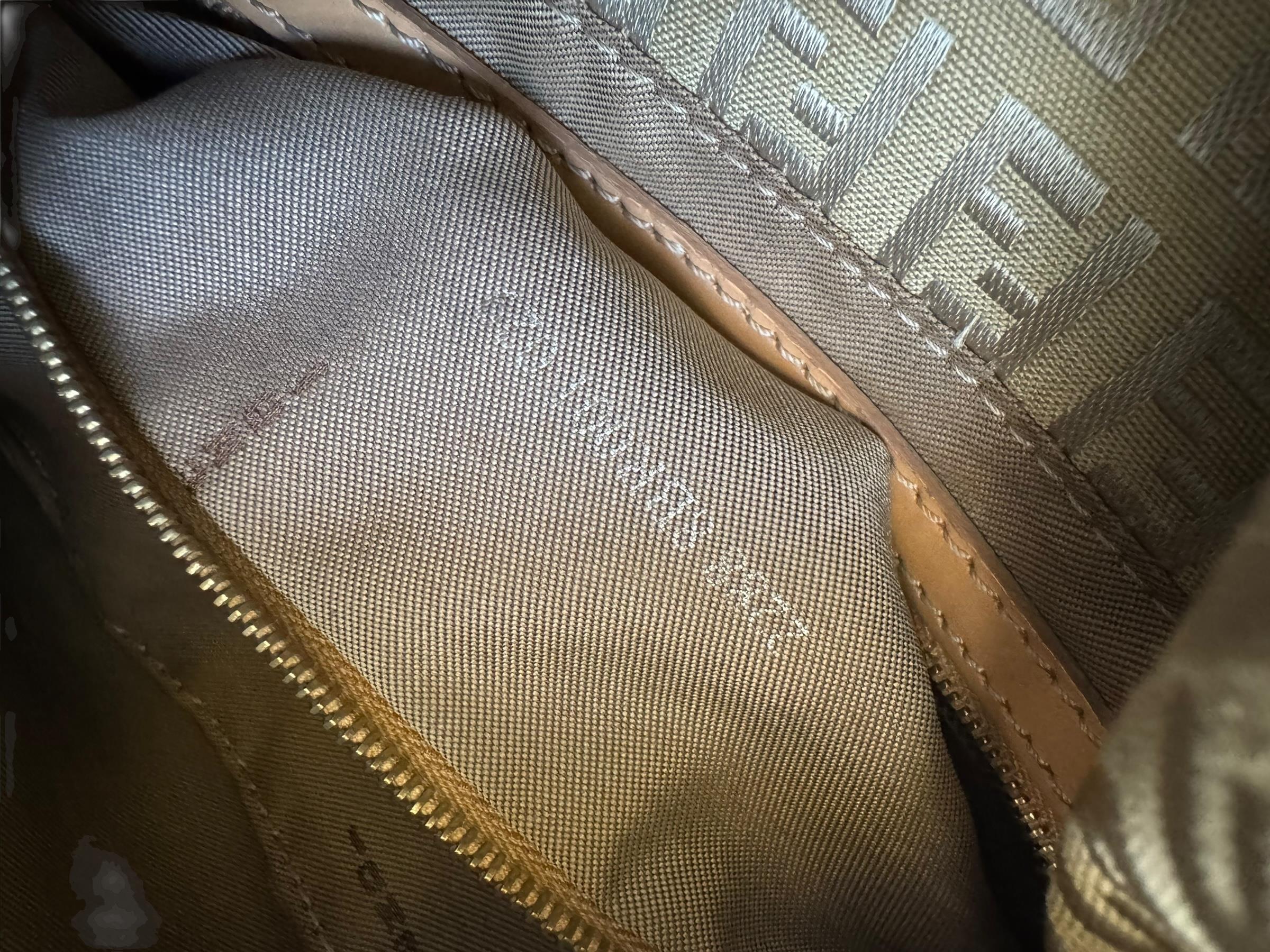 FENDI ZUCCA BEIGE MAMA BAGUETTE