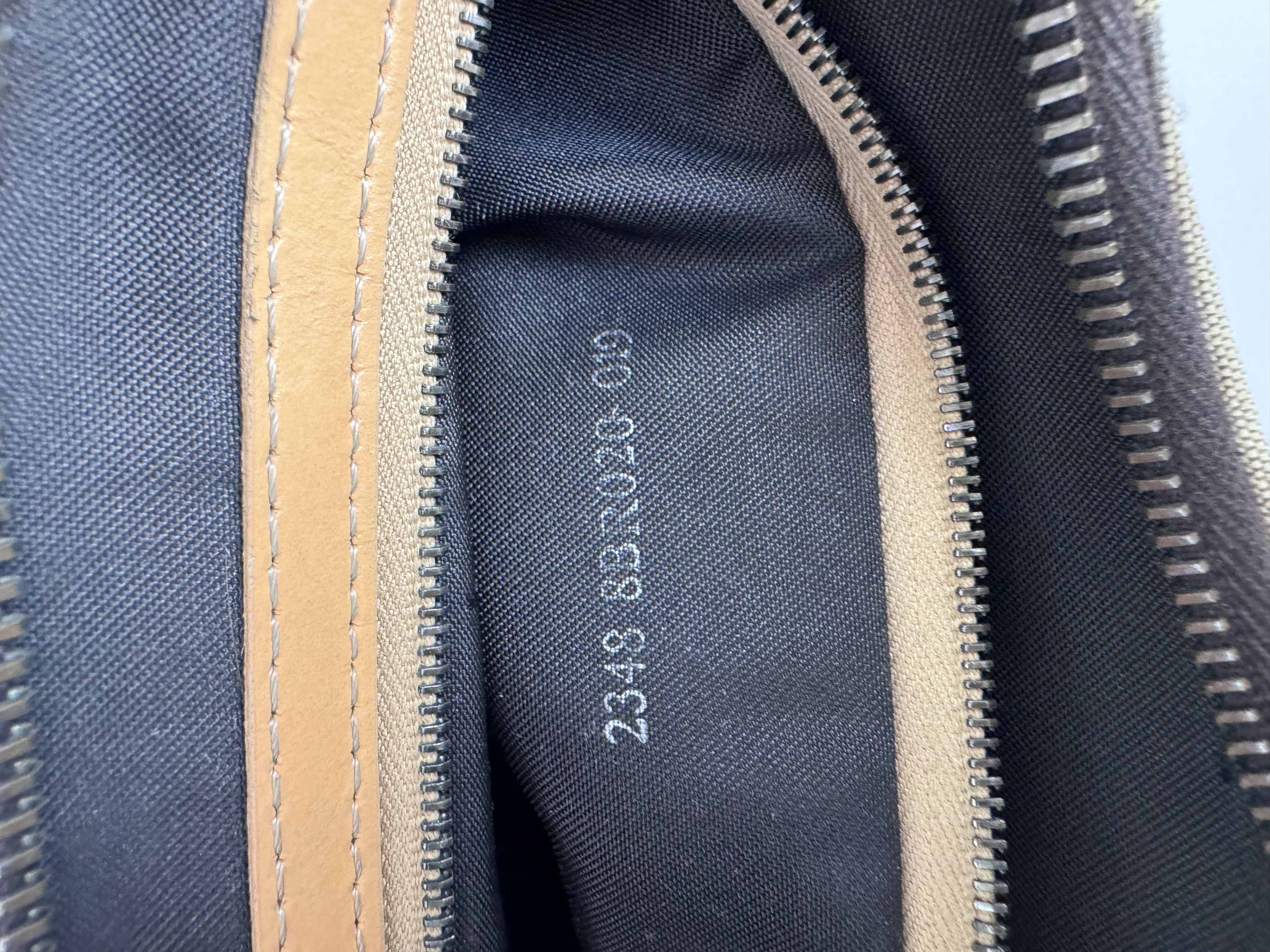 FENDI ZUCCA HALFMOON SHOULDER BAG
