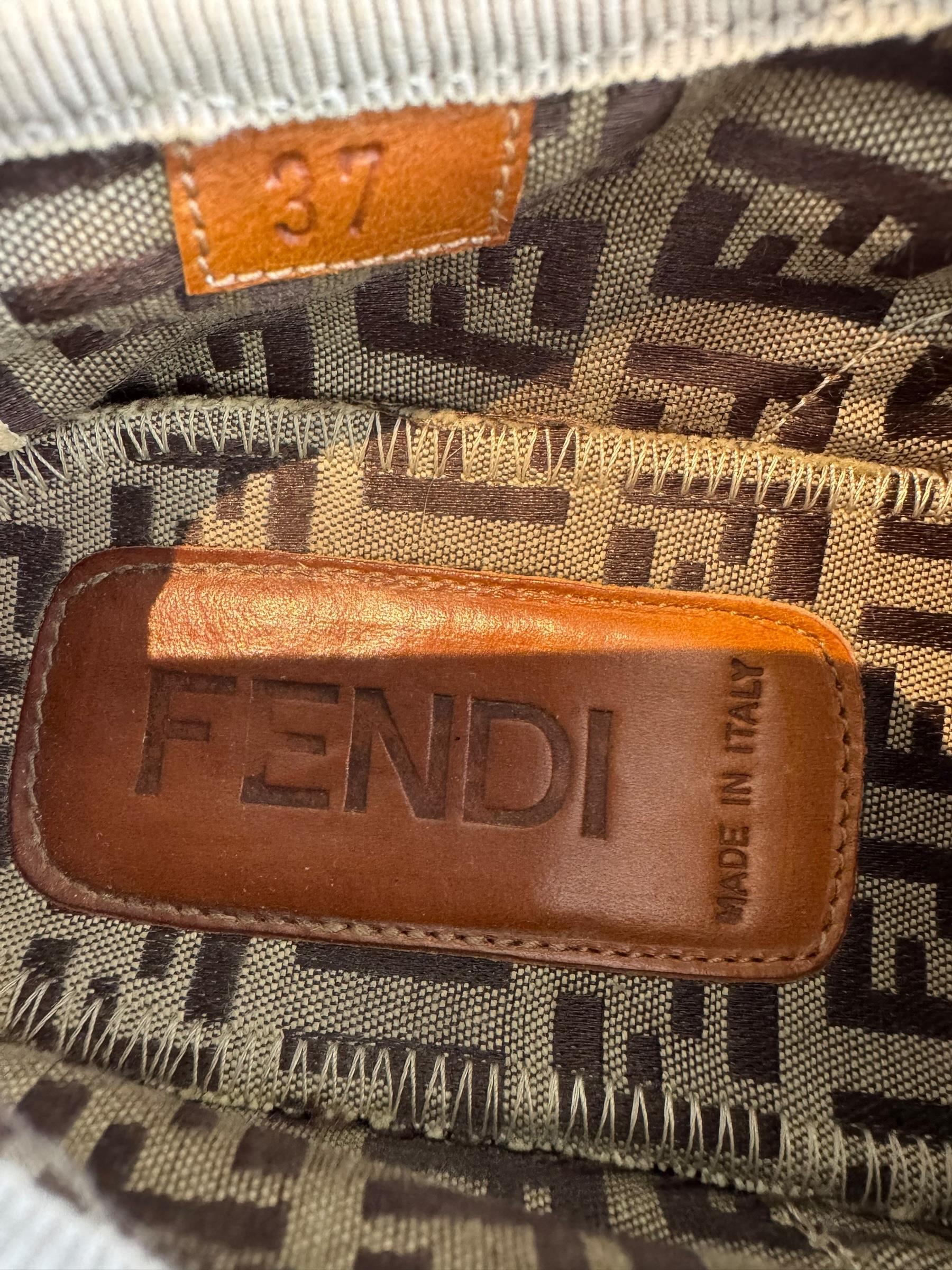 FENDI ZUCCA LOW TOP SNEAKERS
