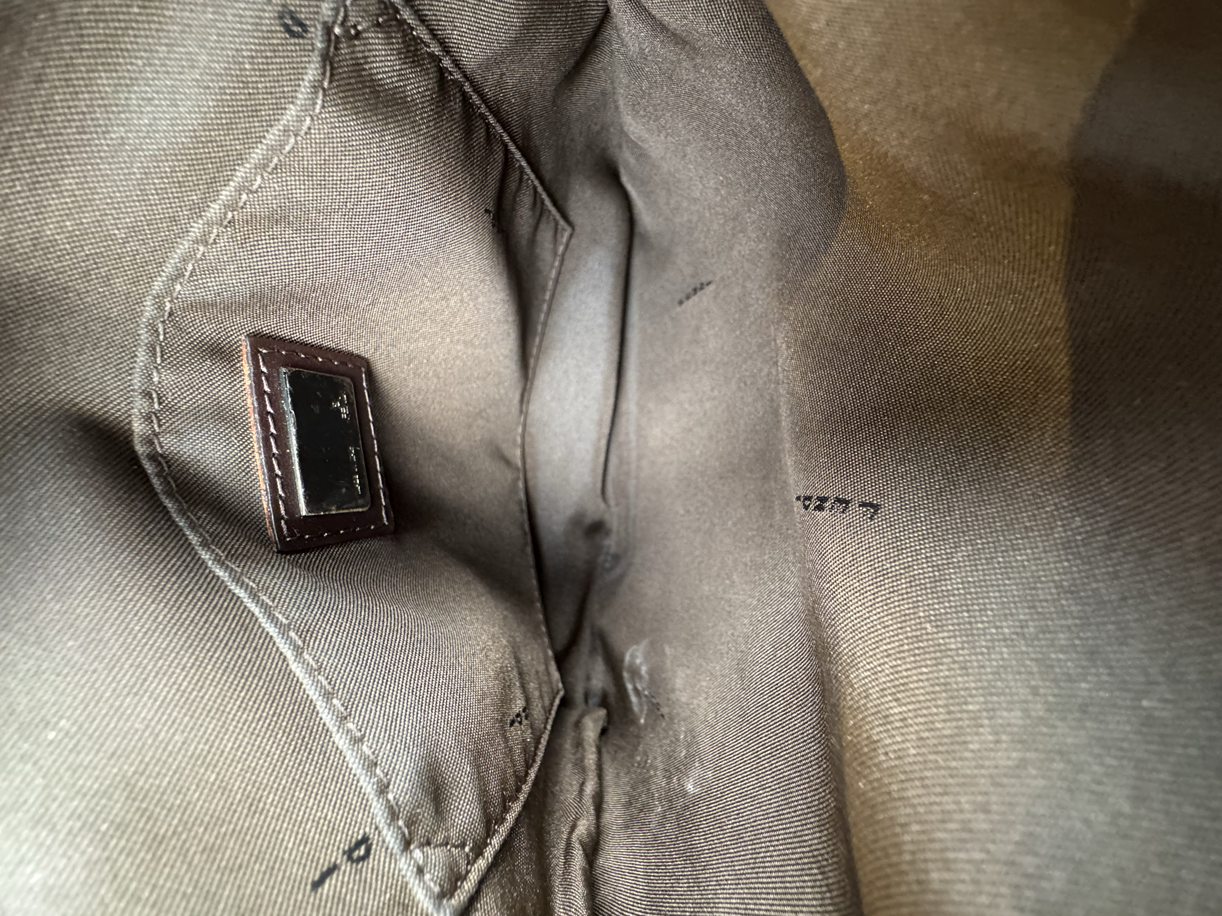 FENDI ZUCCA MESSENGER BAG