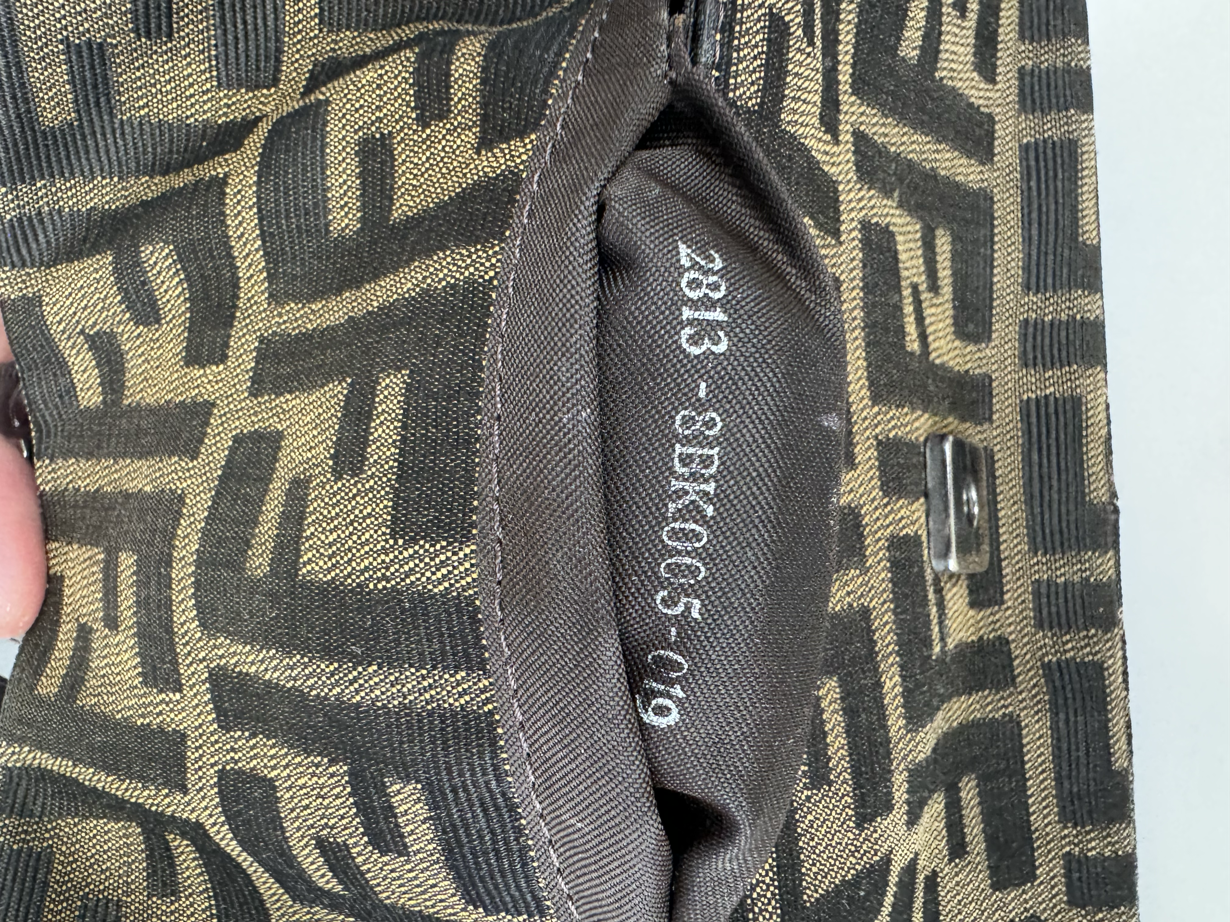 FENDI ZUCCA MINI BAGUETTE 