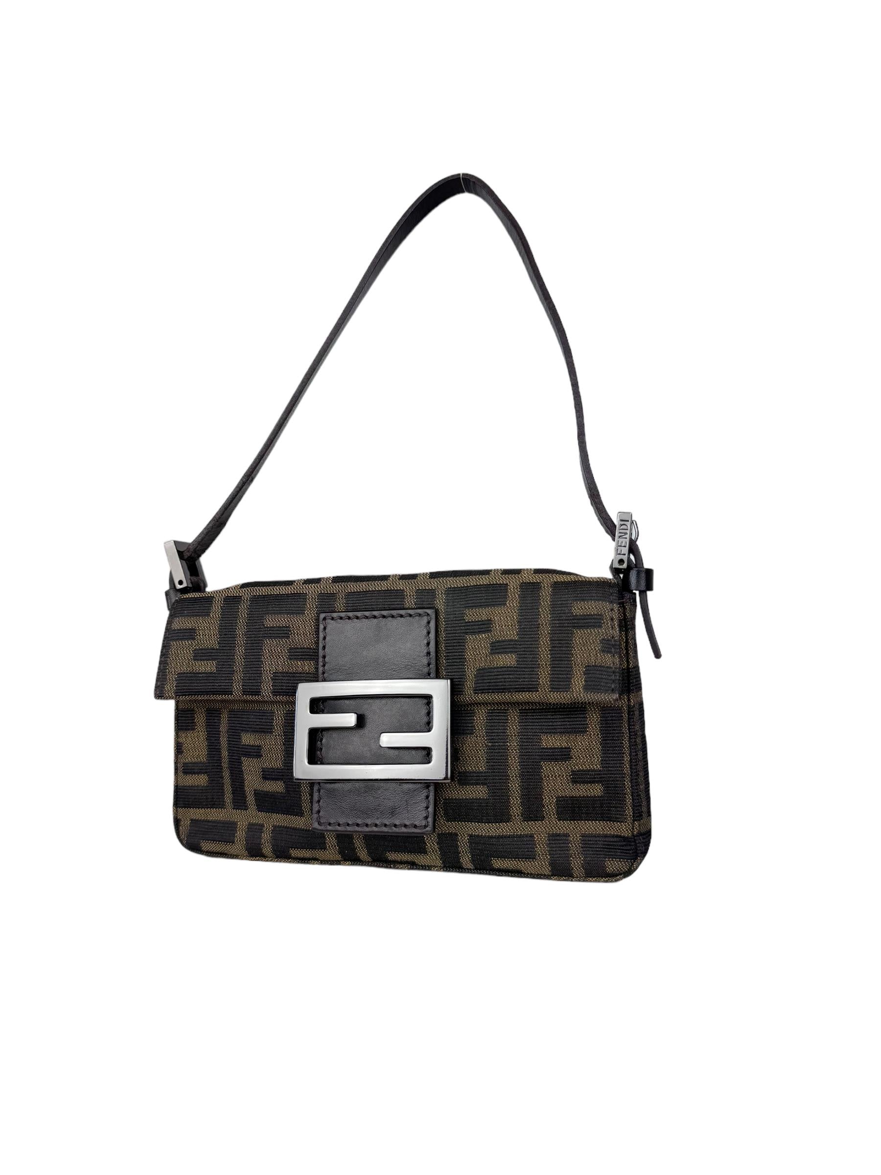 FENDI ZUCCA MINI BAGUETTE 
