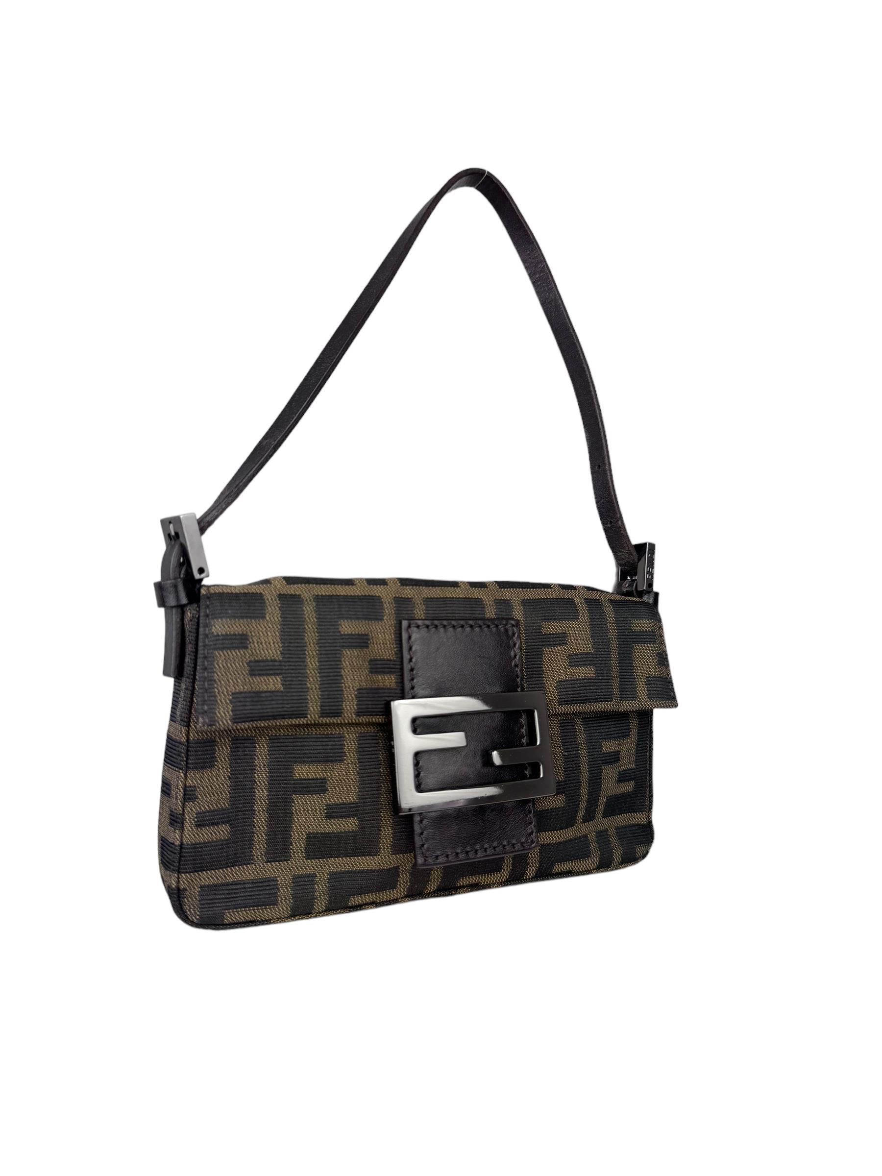 FENDI ZUCCA MINI BAGUETTE 