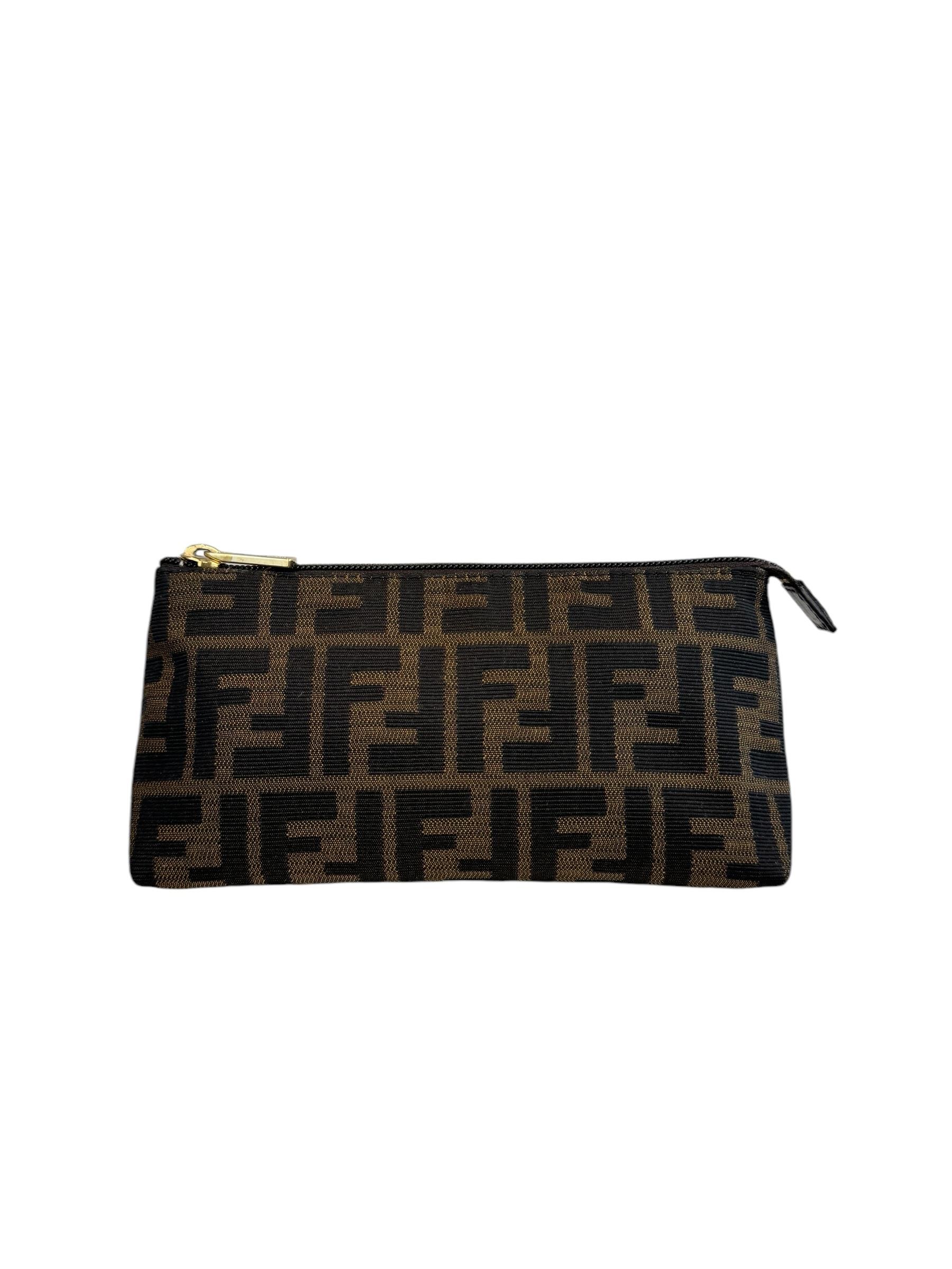 FENDI ZUCCA MONOGRAM CLUTCH