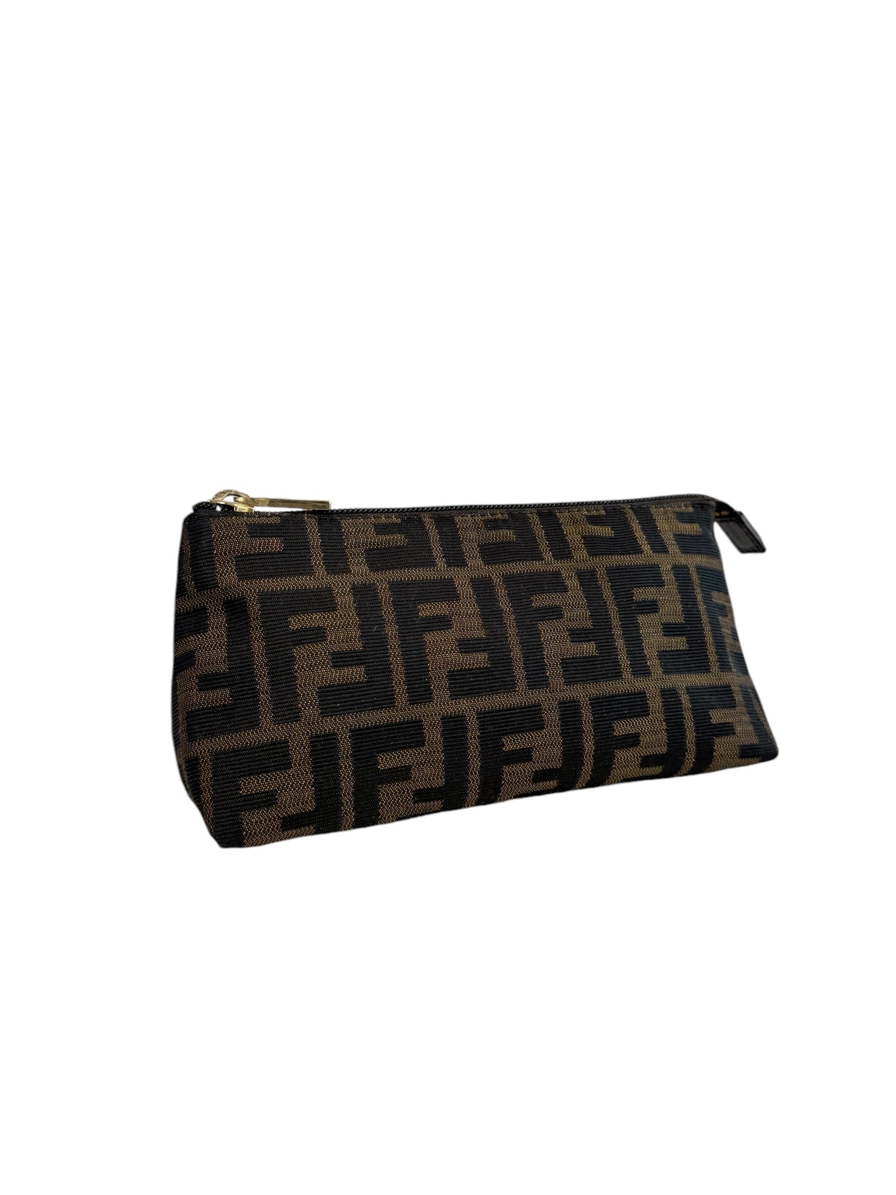 FENDI ZUCCA MONOGRAM CLUTCH