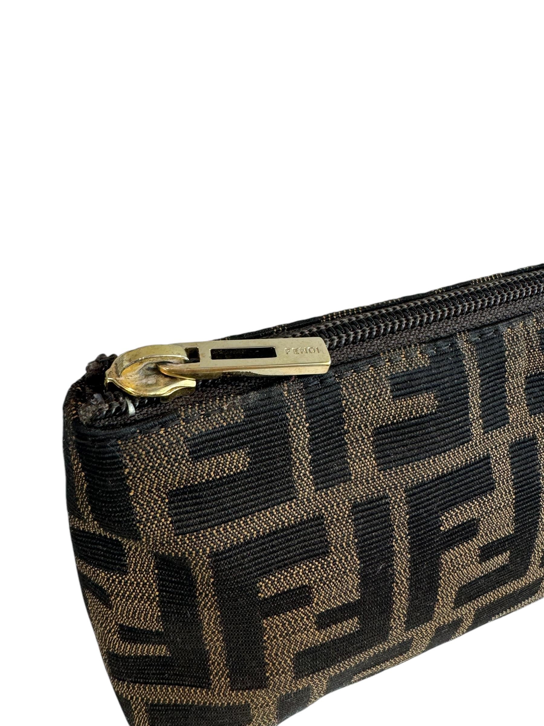 FENDI ZUCCA MONOGRAM CLUTCH