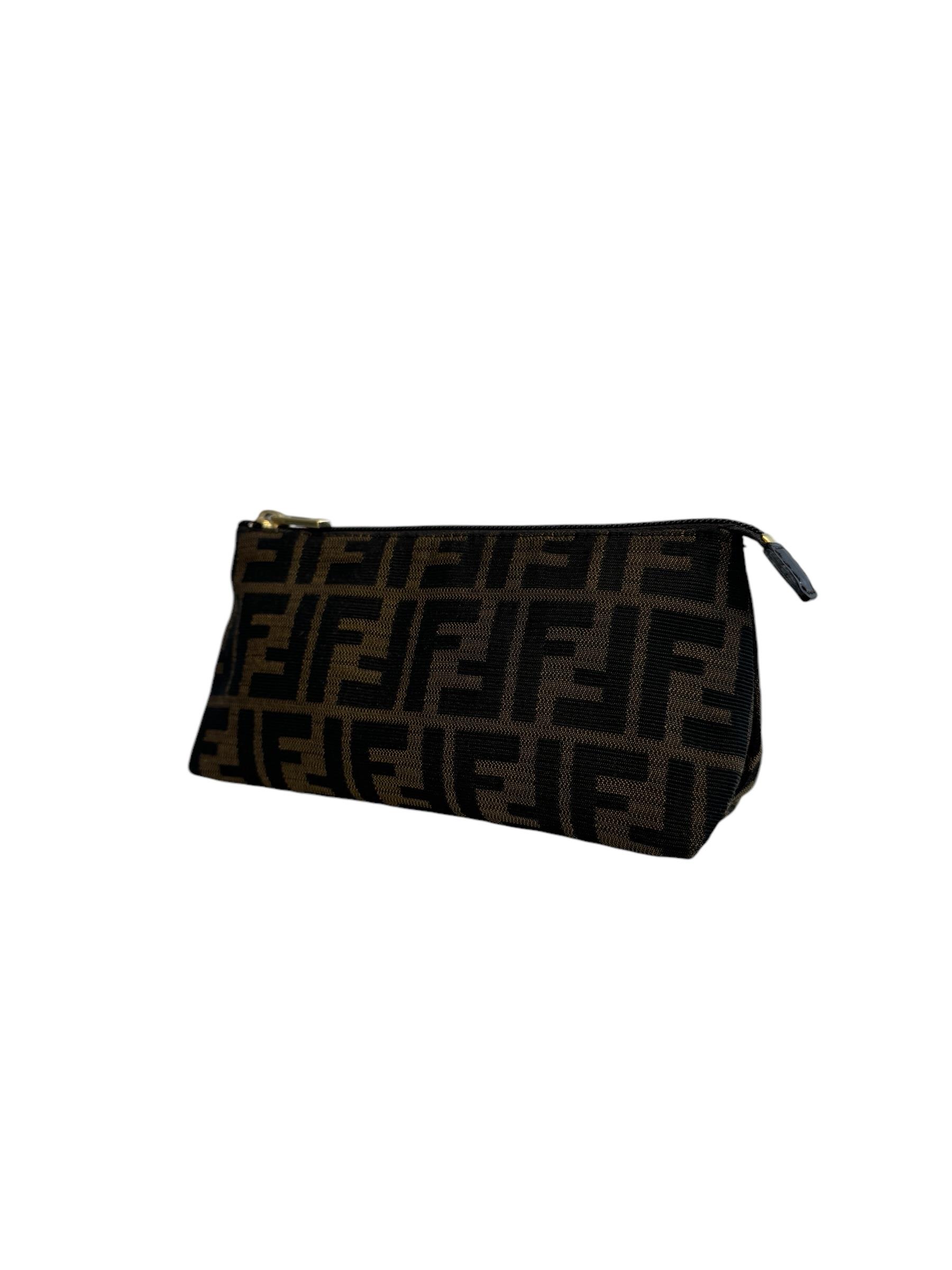 FENDI ZUCCA MONOGRAM CLUTCH