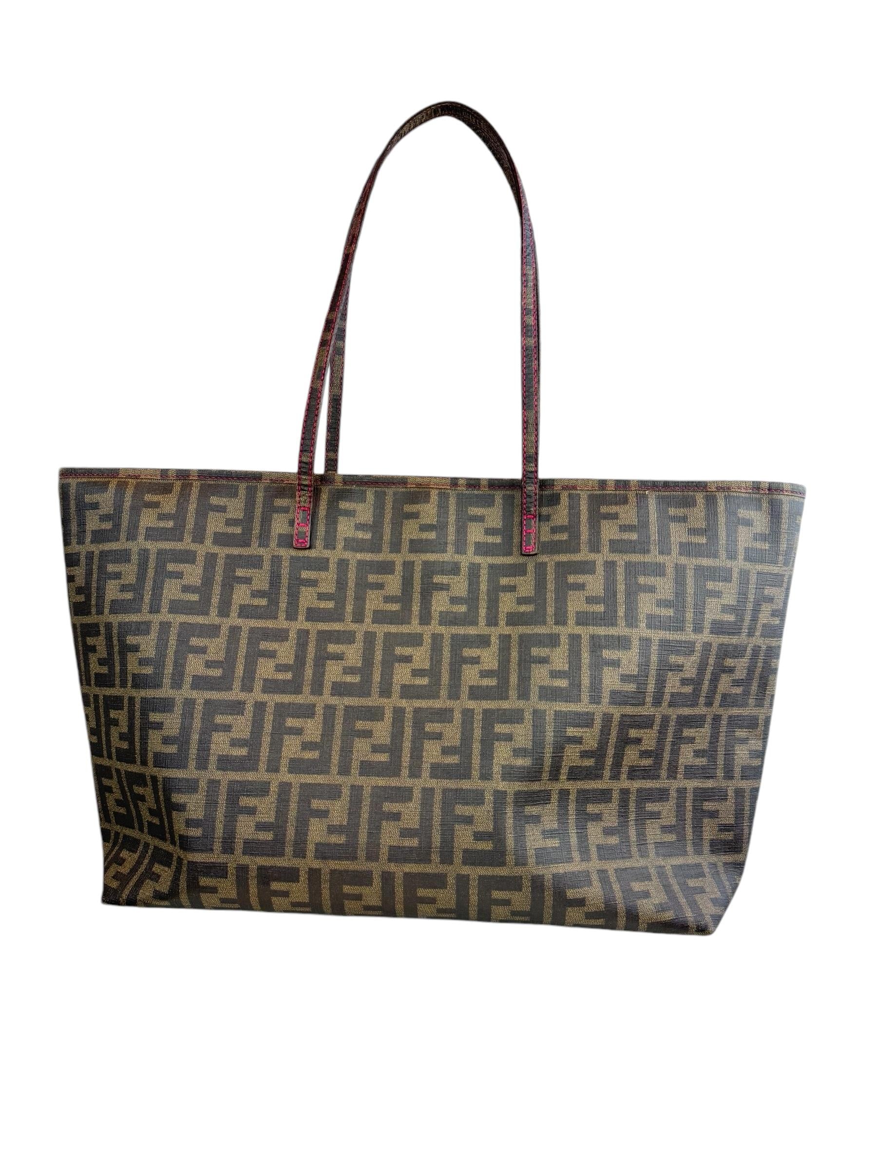 FENDI ZUCCA MONOGRAM TOTE BAG