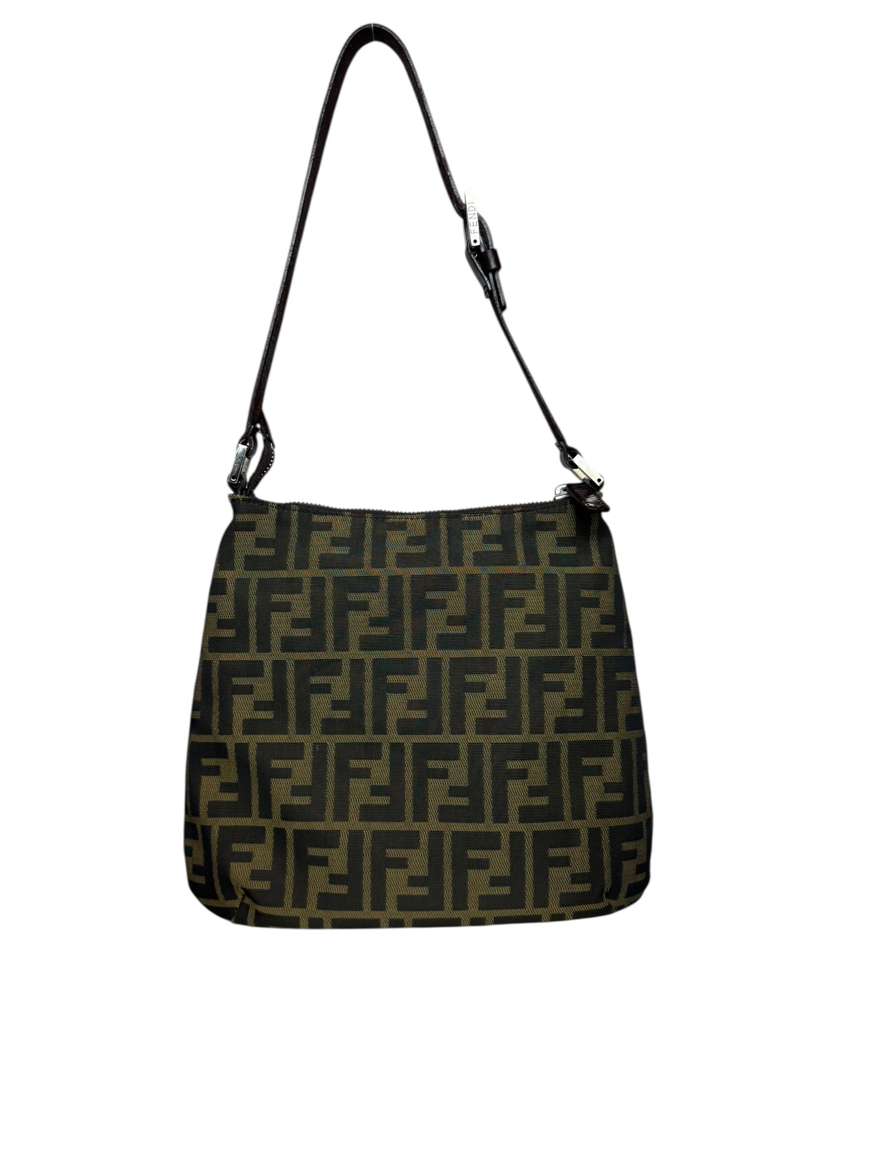 FENDI ZUCCA SHOULDER BAG
