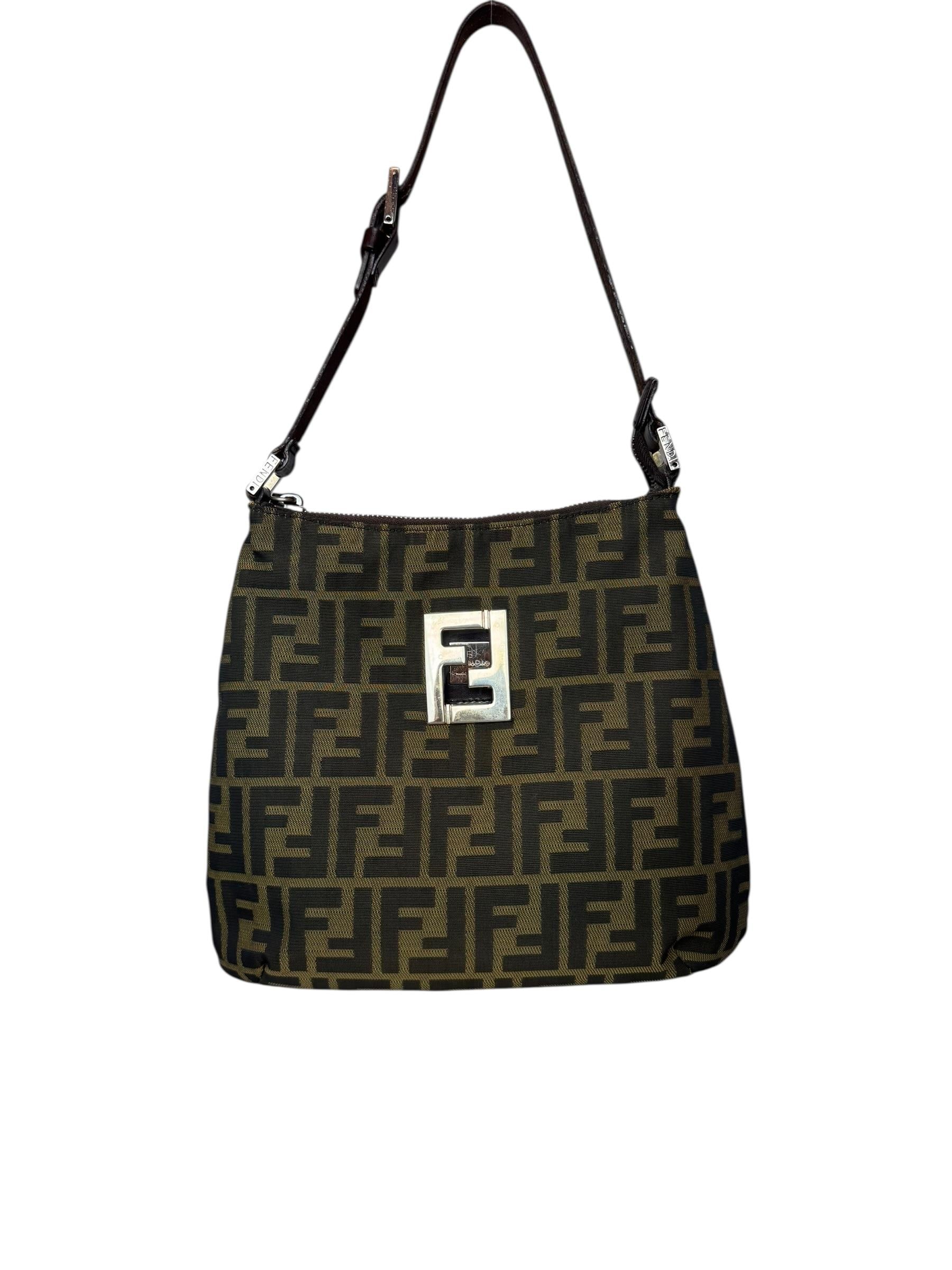 FENDI ZUCCA SHOULDER BAG