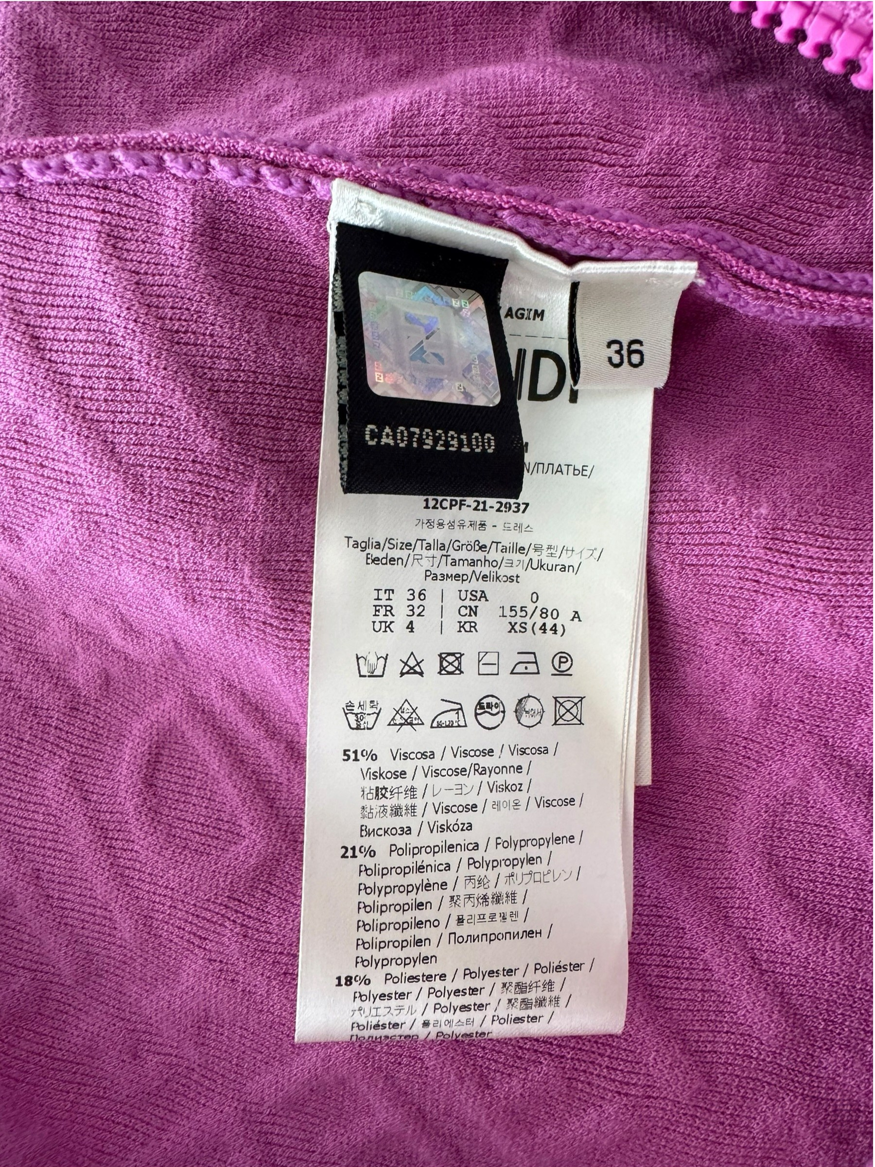 FENDIxSKIMS PINK DRESS