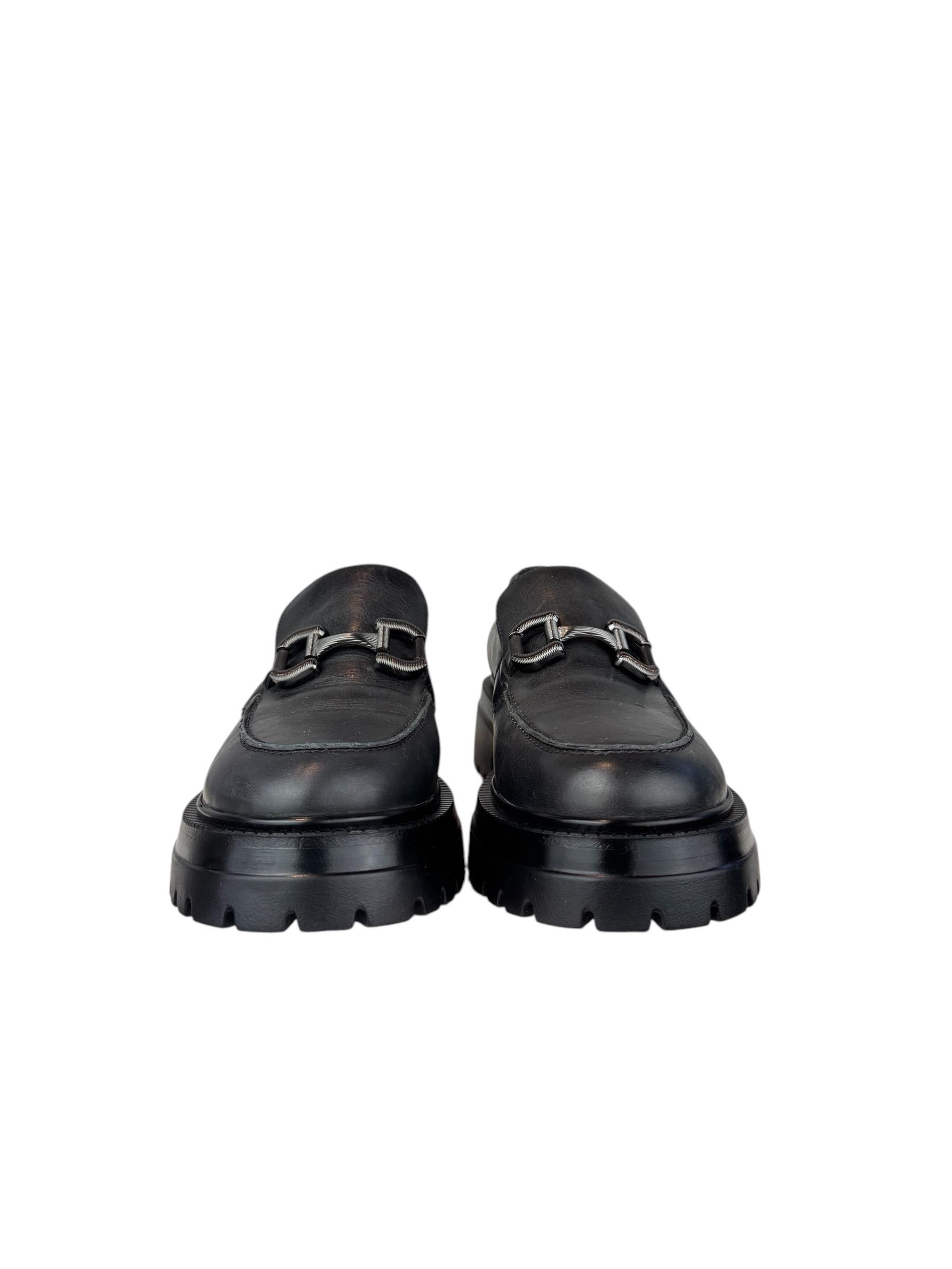 GEORGE HOGG LEATHER LOAFER
