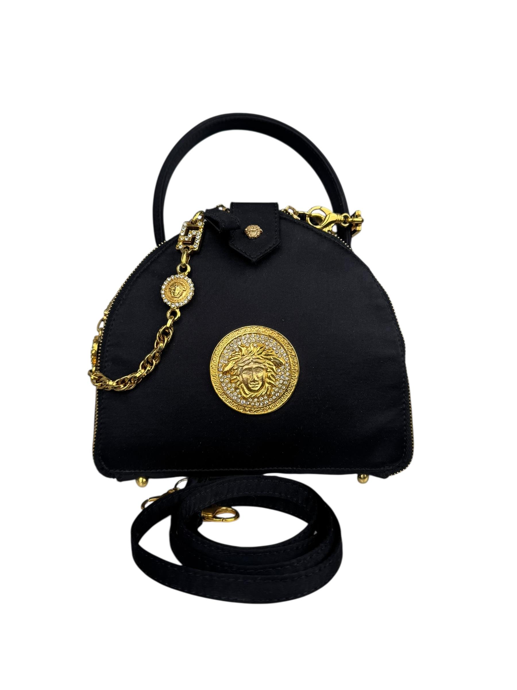 GIANNI VERSACE MEDUSA SATIN BAG