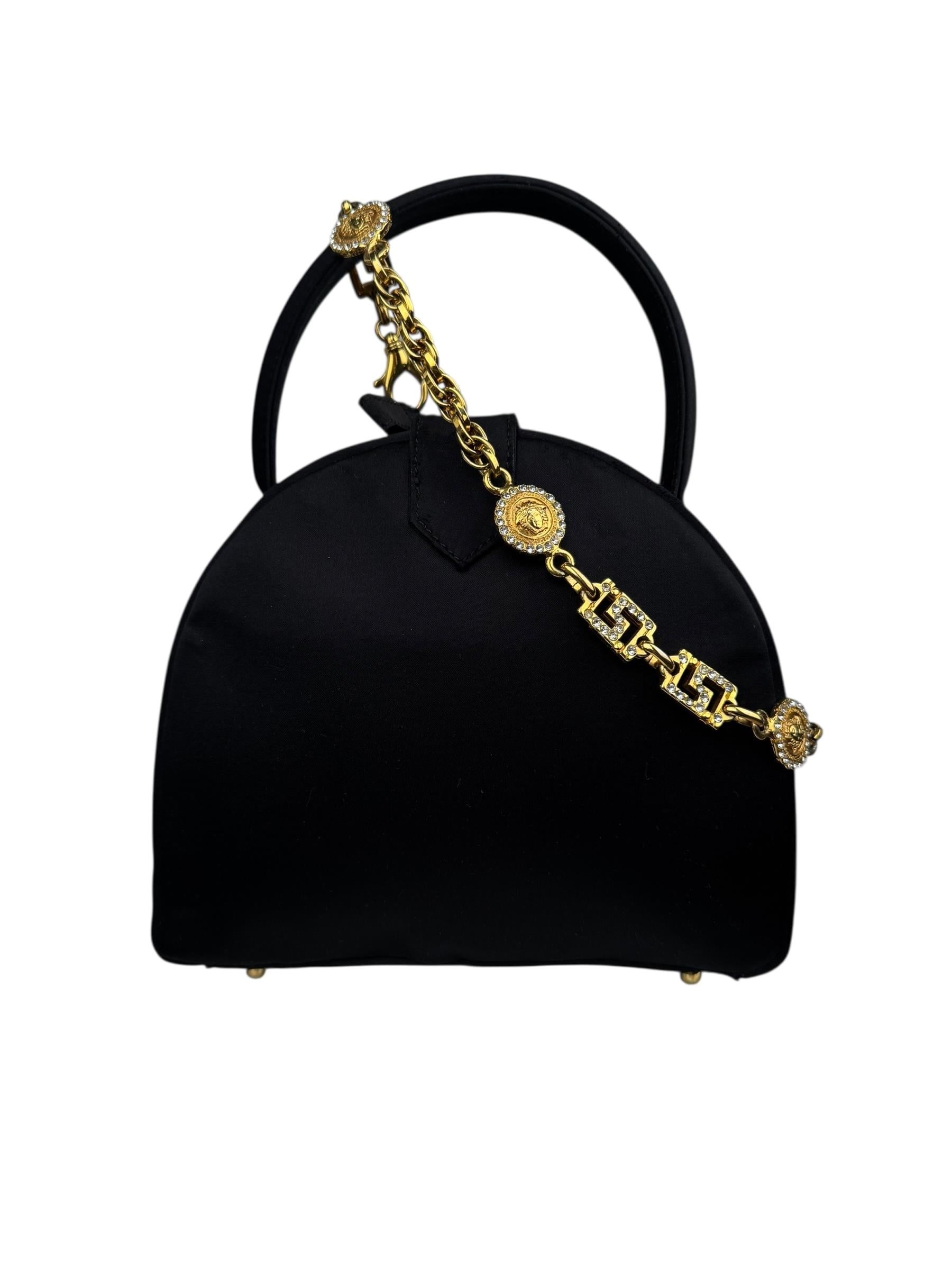 GIANNI VERSACE MEDUSA SATIN BAG