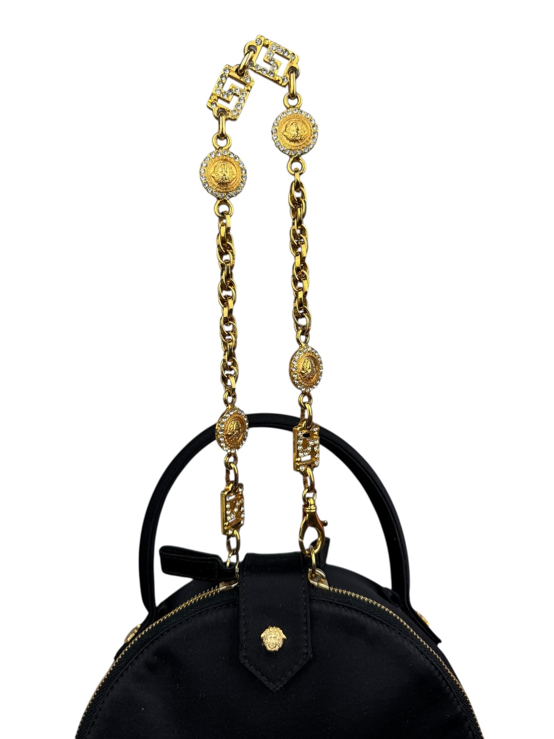 GIANNI VERSACE MEDUSA SATIN BAG