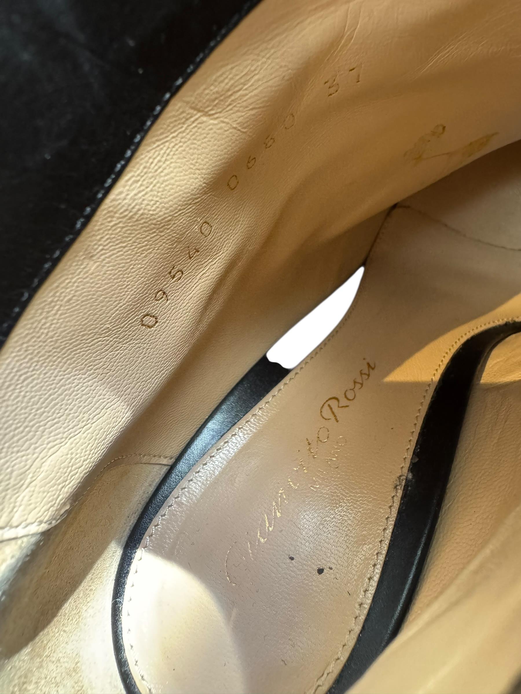 GIANVITO ROSSI LEATHER BOOTS